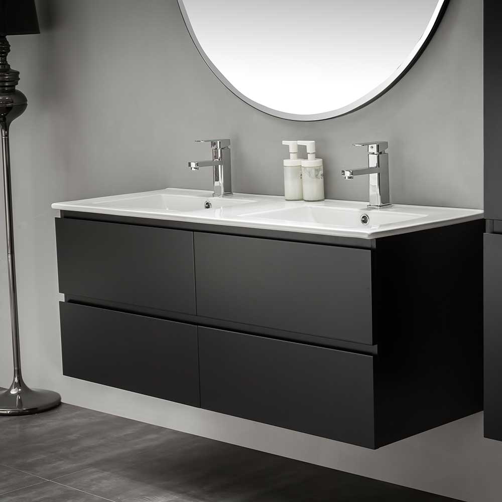 Tvättställsskåp Bathlife Eufori Svart