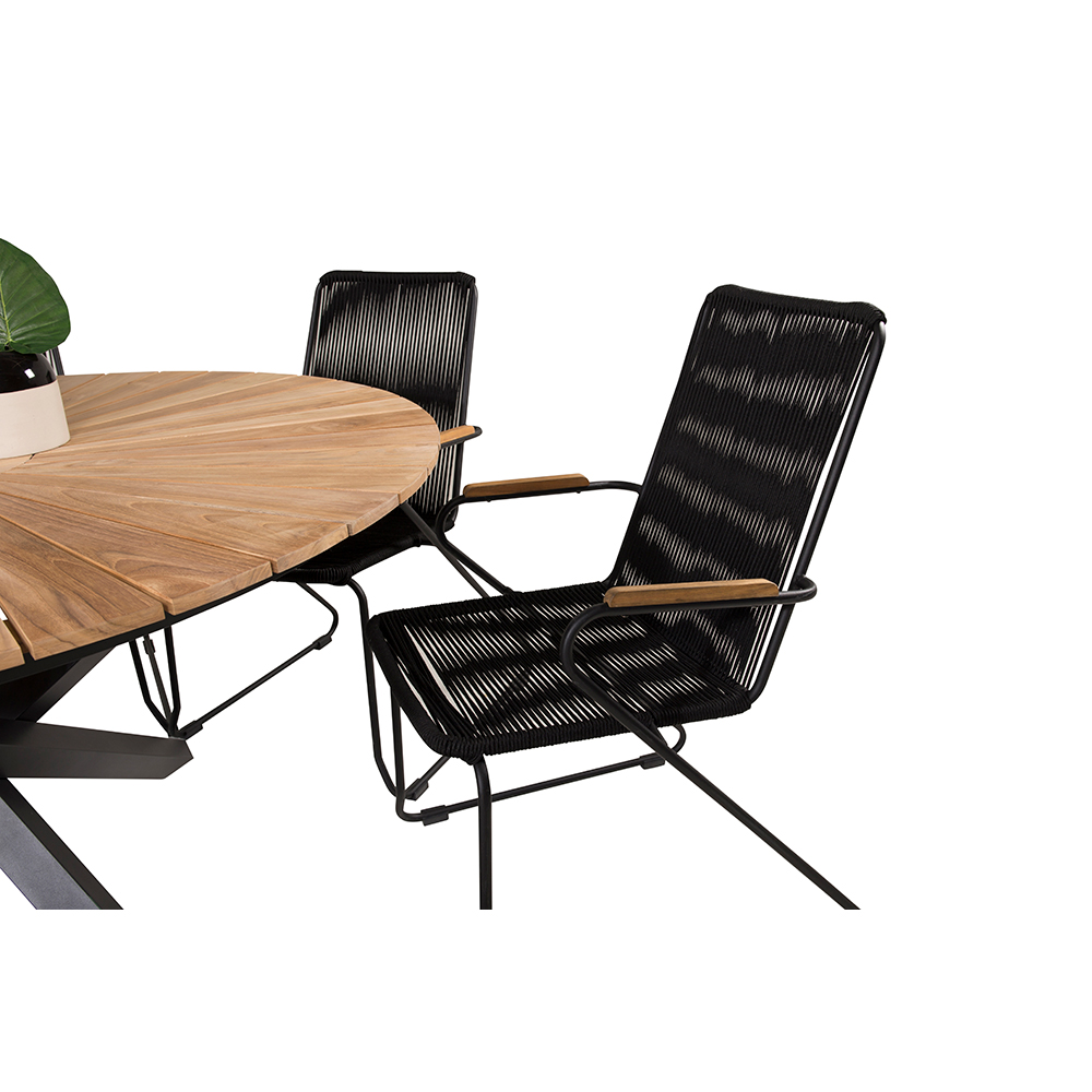 Spisegruppe Venture Home Mexico med 6 Bois Stoler