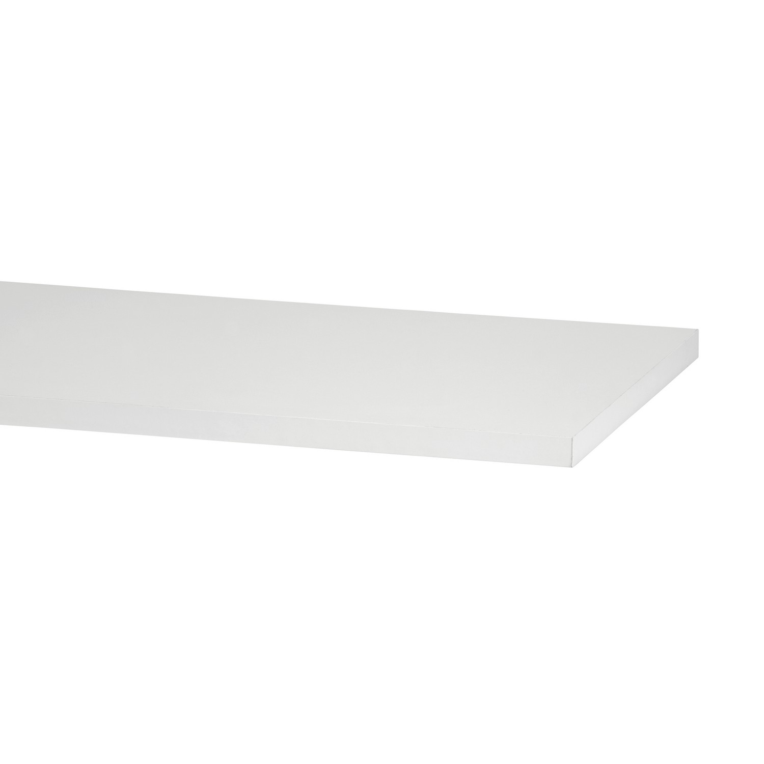 Melaminhylla 1800x300x19   vit BxDxH 1800x300x19 mm