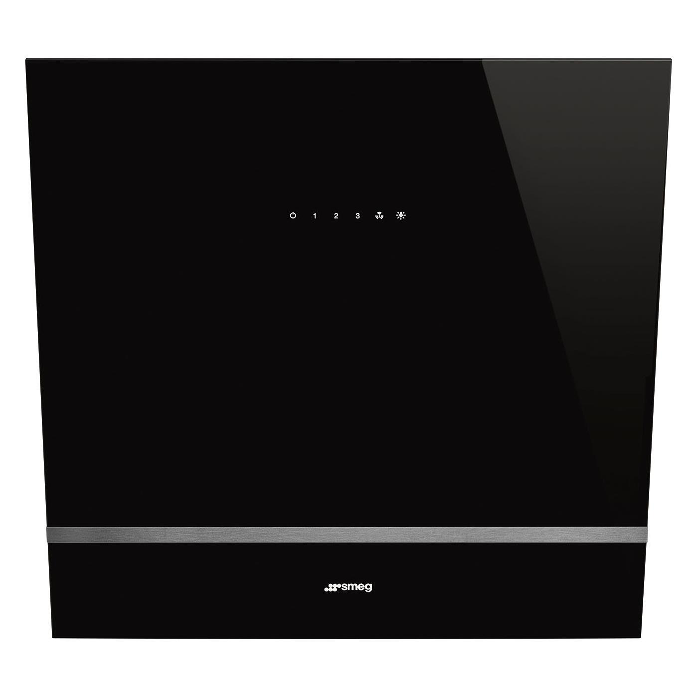 Smeg Väggmonterad Köksfläkt Universal KV26N Sort, 60 cm