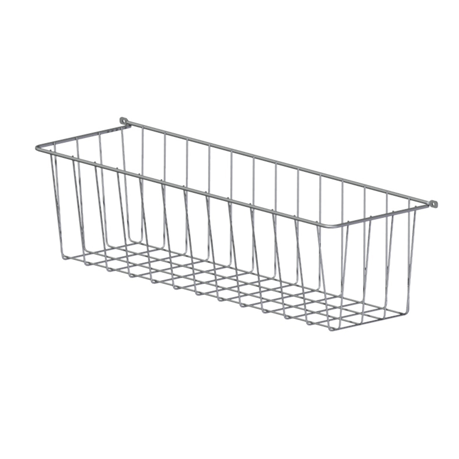 Sidokorg silver 515x150x136 Sølv