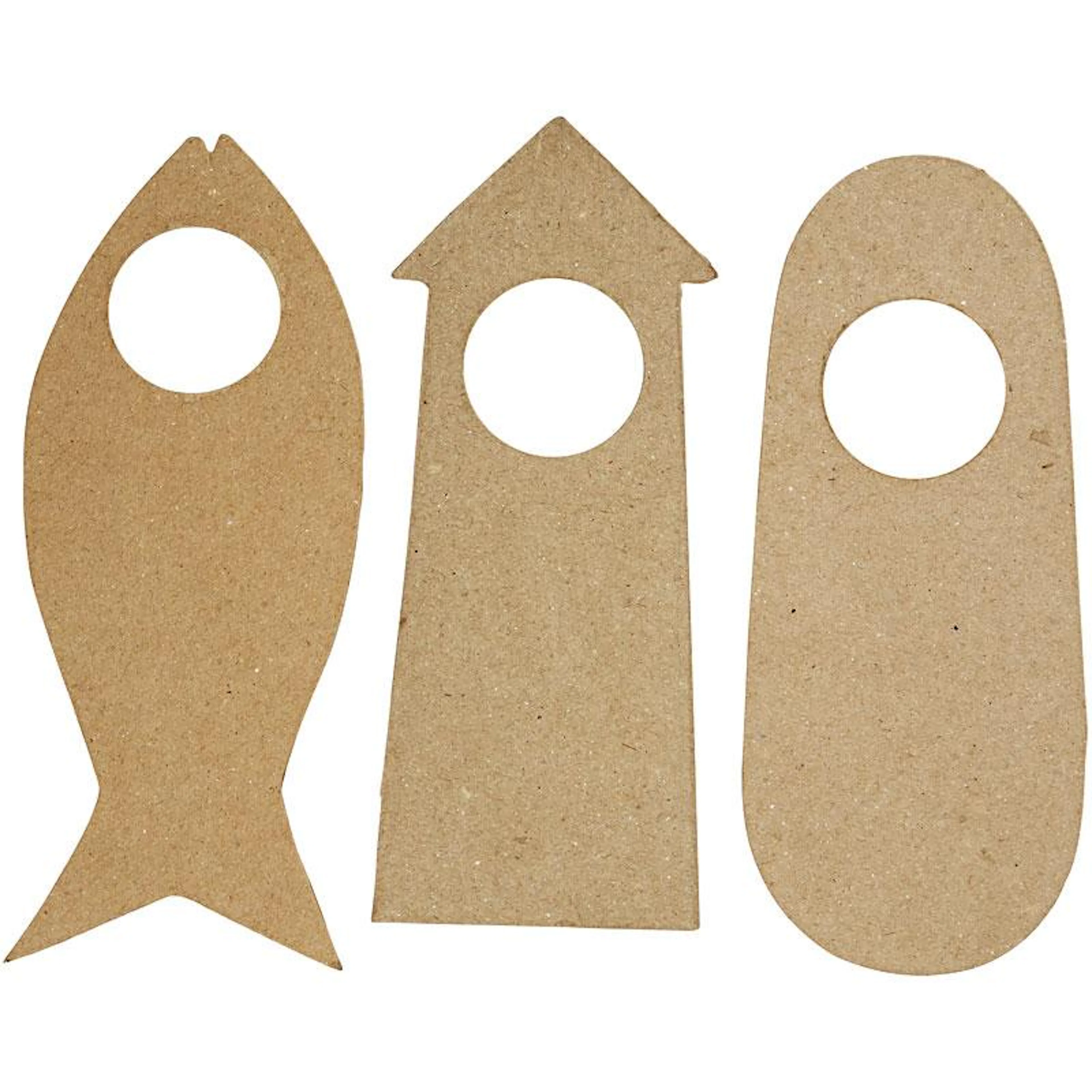 Dørskilt Creativ Company Str 10x25 cm 6-Pk