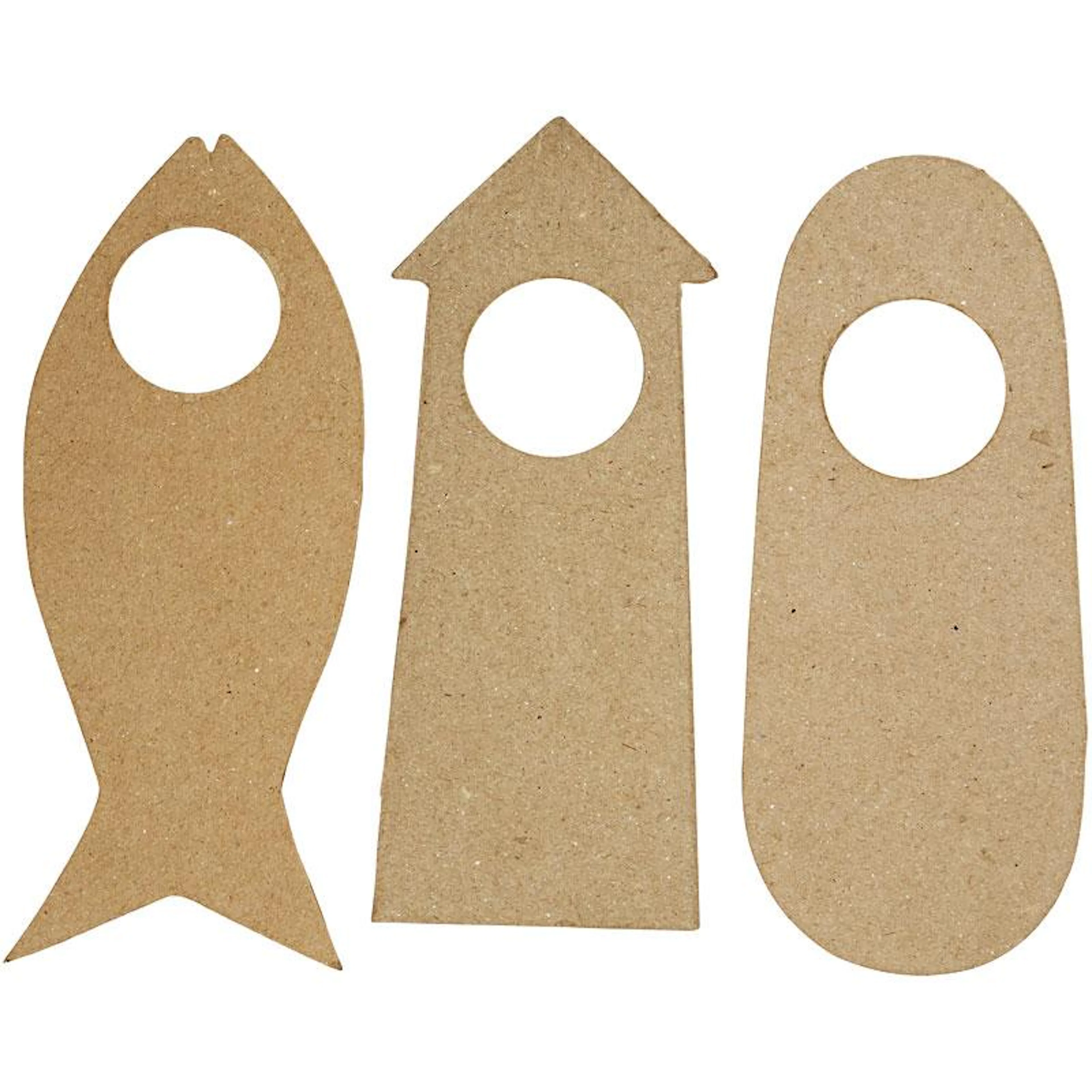 Dørskilt Creativ Company Str 10x25 cm 6-Pk