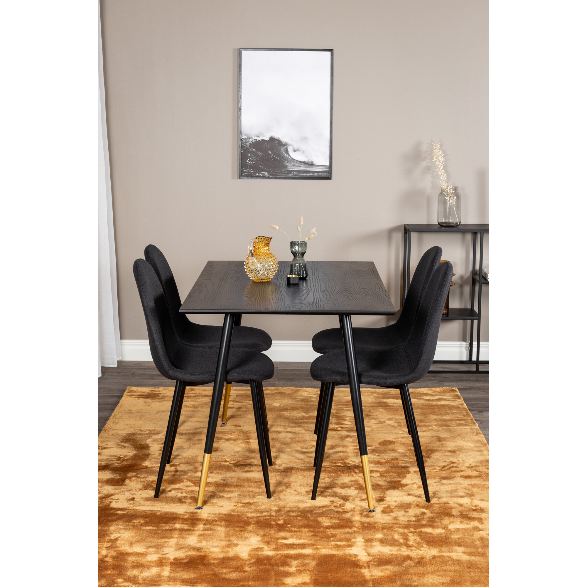 Spisegruppe Venture Home Dipp med 4 Polar Stoler