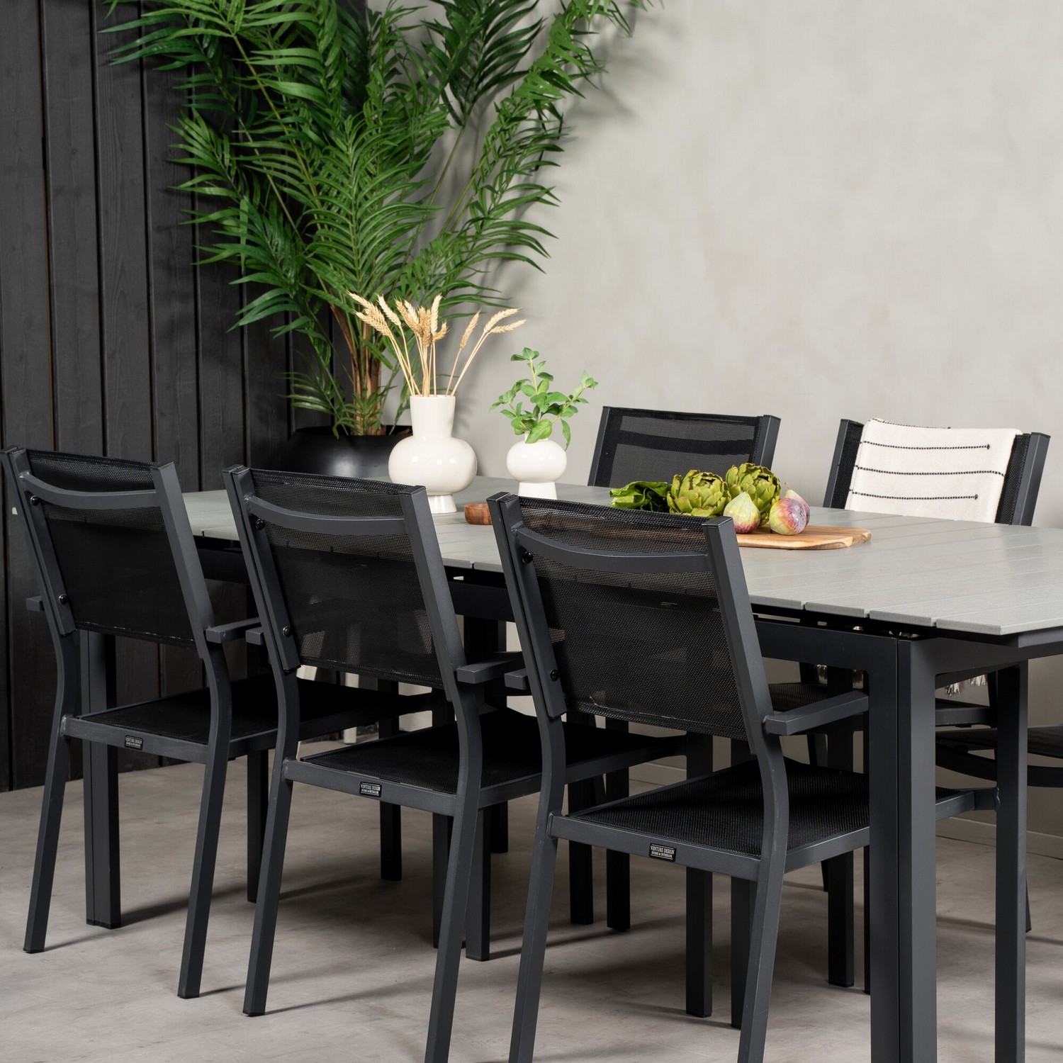 Spisegruppe Venture Home Lova 224/324 med 6 Copacabana Lenestoler