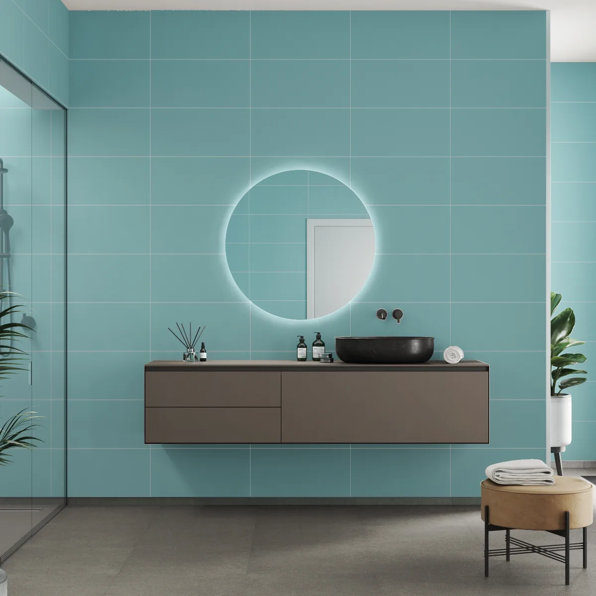 Baderomspanel Fibo 3212-6030 EM Aqua Mint
