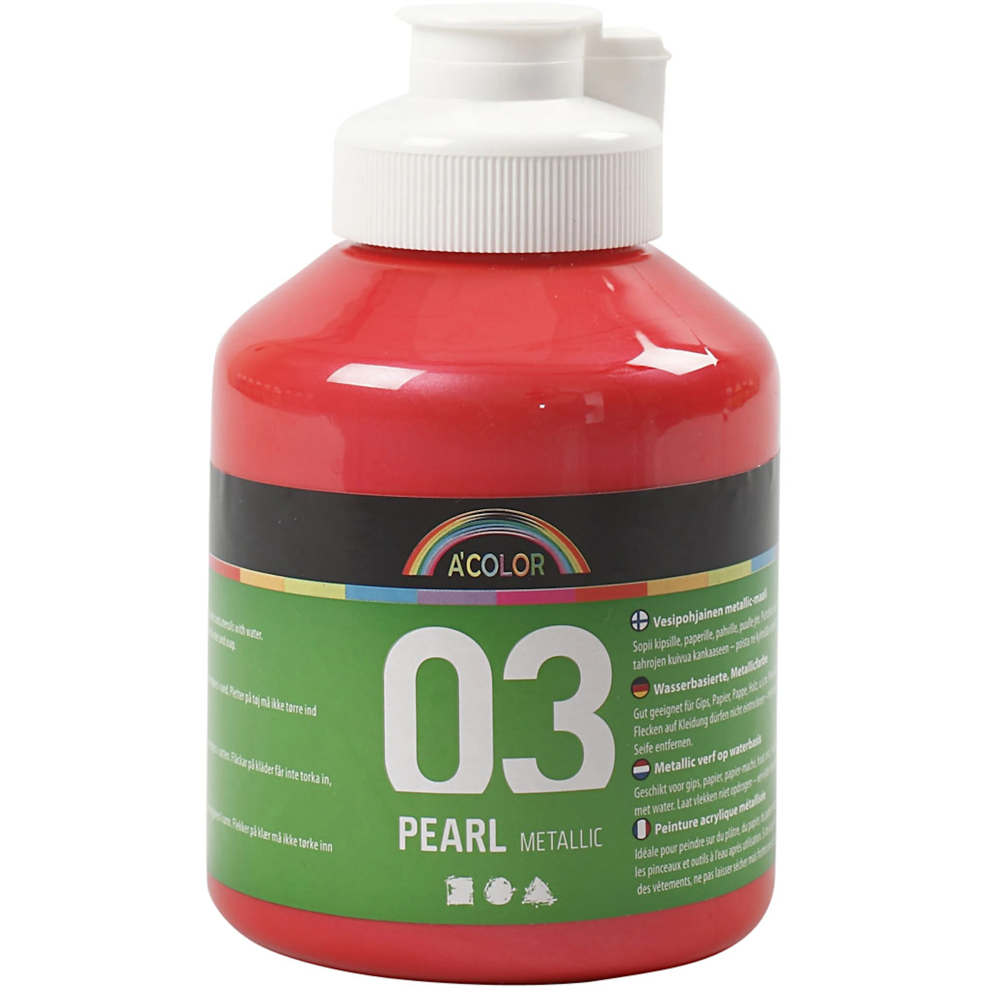 Akrylmaling Creativ Company A-color Nr 03 Metallic 500 ml