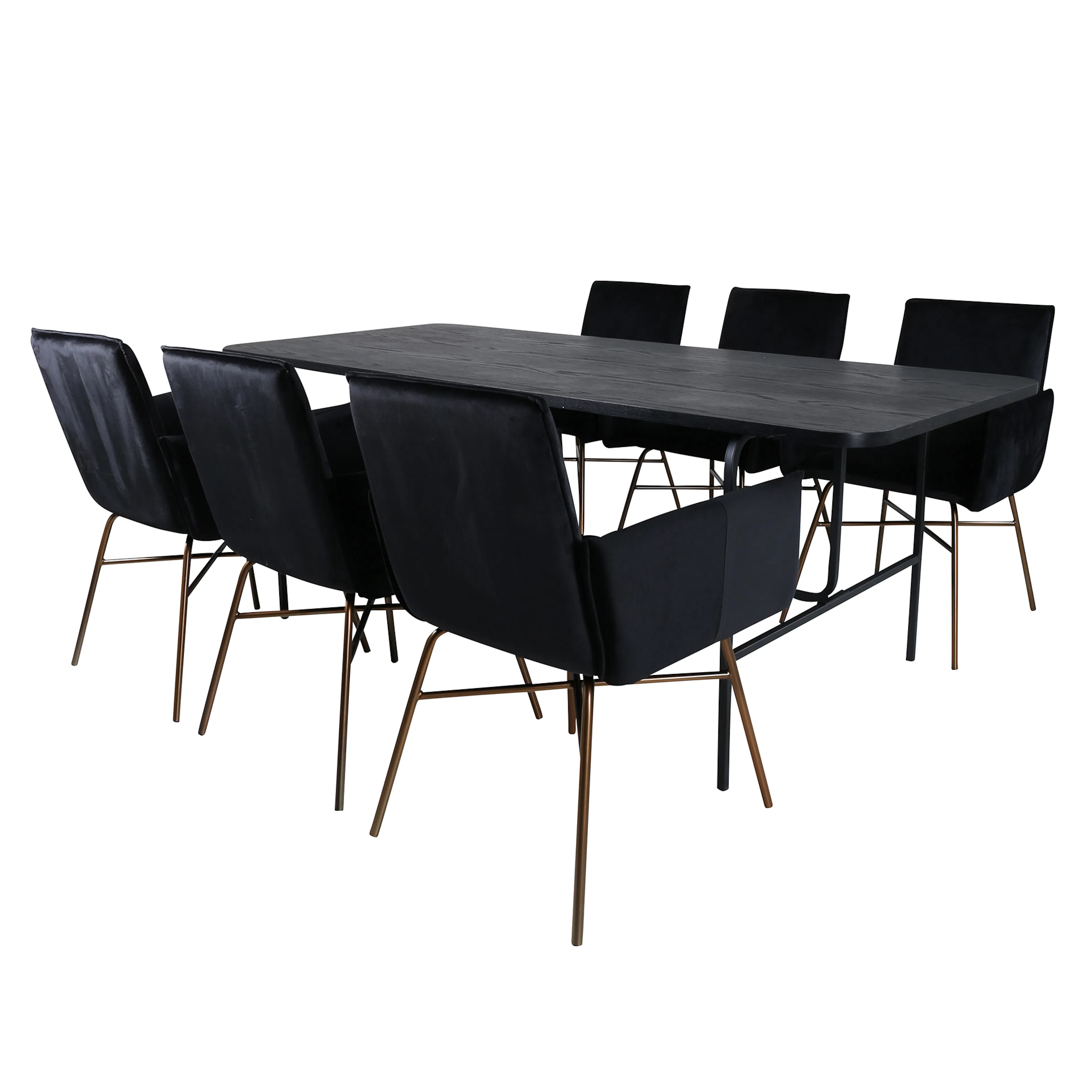 Spisegruppe Venture Home Chicago med 6 Annika Stoler