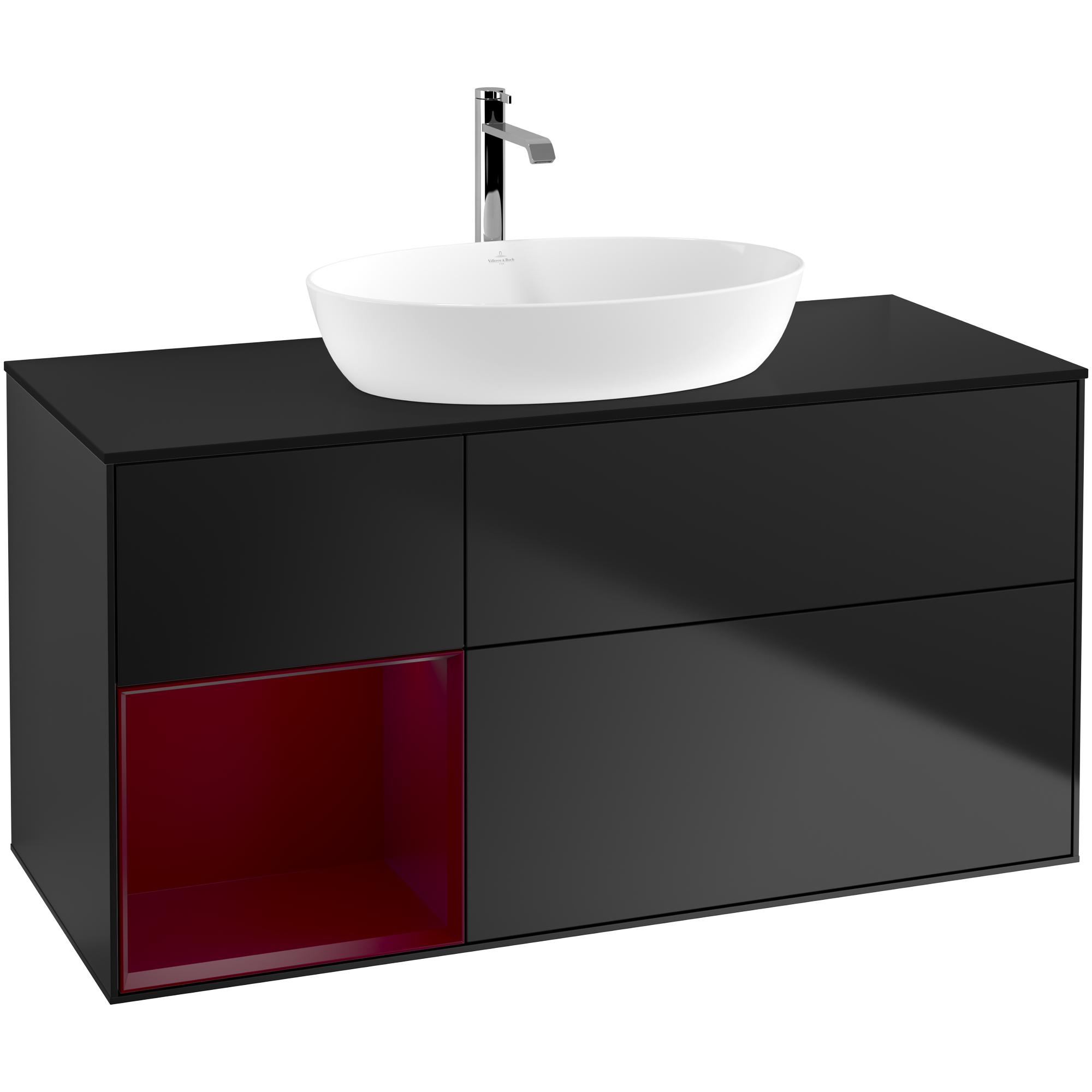 Tvättställsskåp Villeroy & Boch Finion med 3 Lådor Hylla och Bänkskiva för Fristående Tvättställ från Artis & Collaro