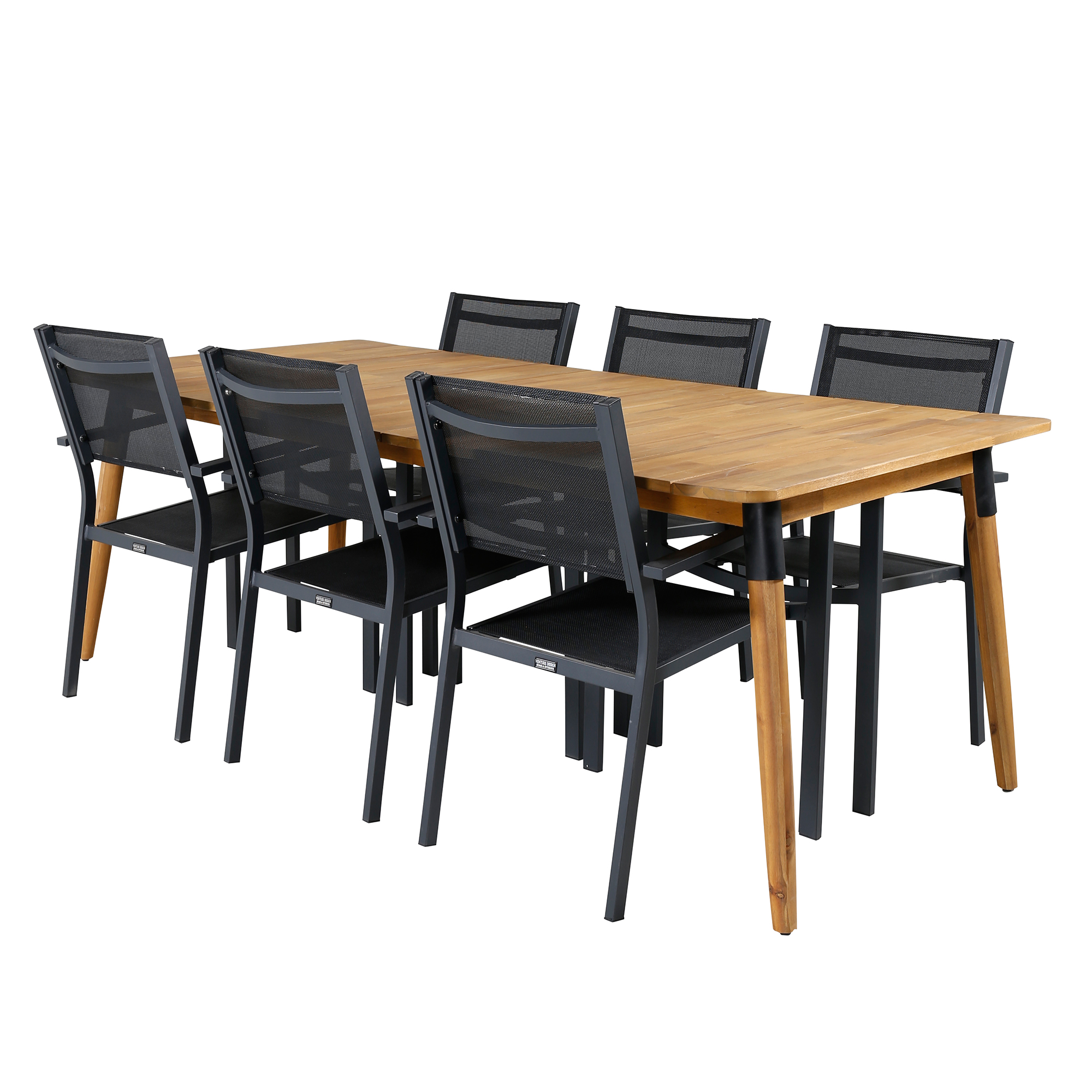 Spisegruppe Venture Home Julle med 6 Cubb Spisestoler