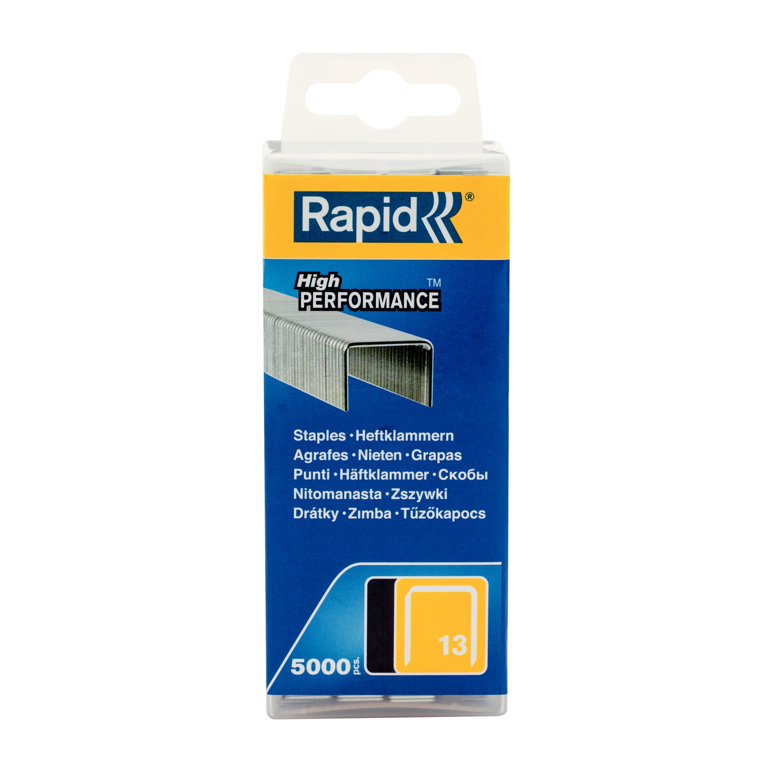 Heftestifter Rapid Type 13 8 mm 5 M PP-boks