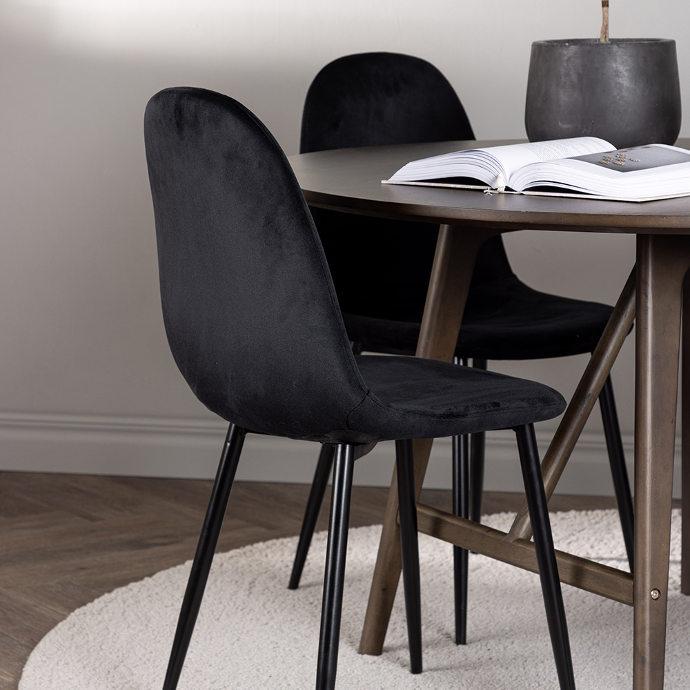 Spisegruppe Venture Home Kaseidon Ø100 cm med 4 stk Polar Stoler