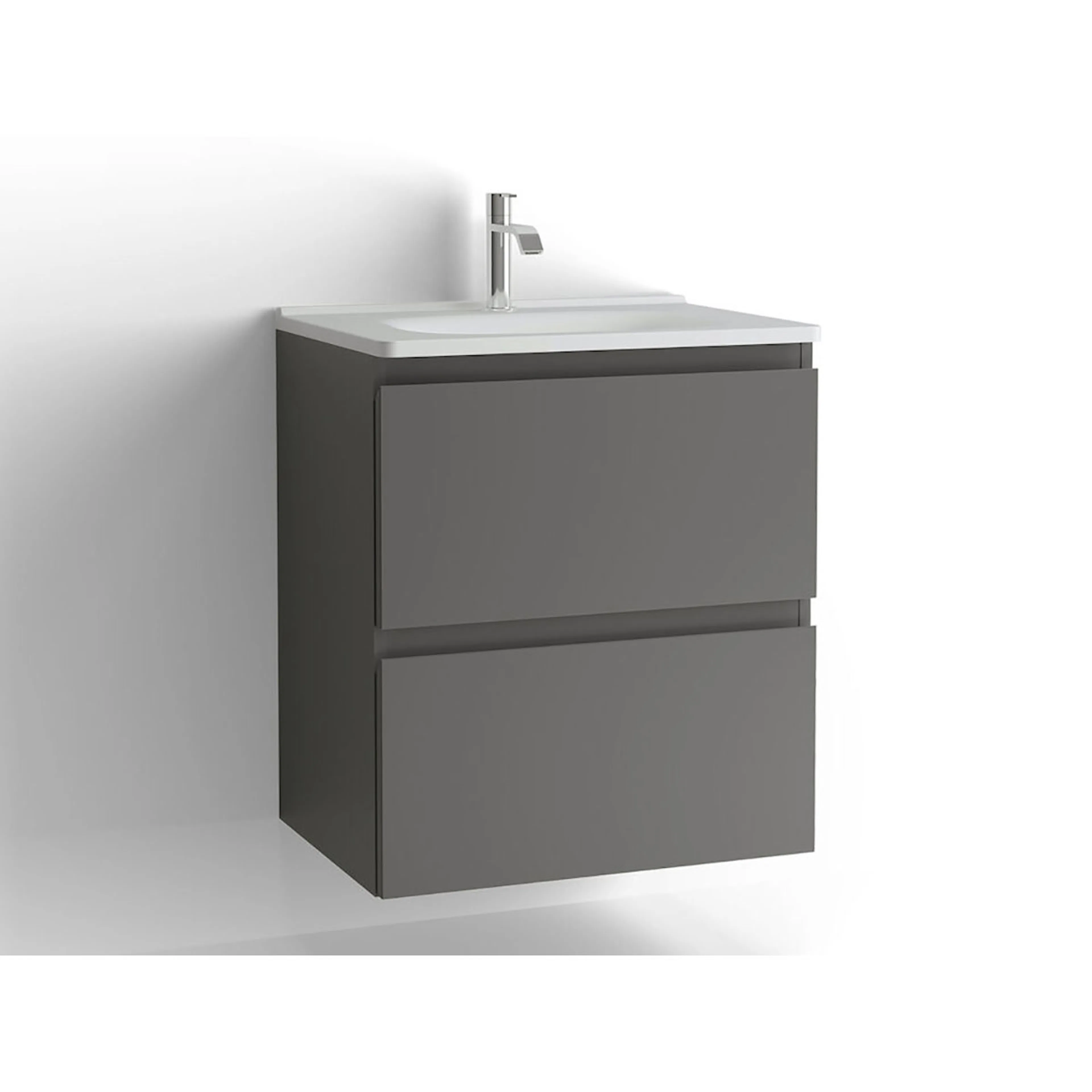 Tvättställsskåp Vedum Flow 600x413 med 2 Lådor
