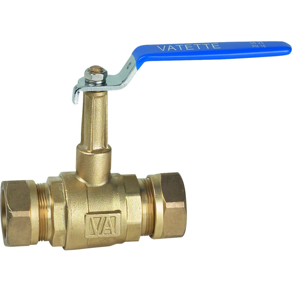 Kuleventil Vatette Høy Hals Full Gjennomstrømning