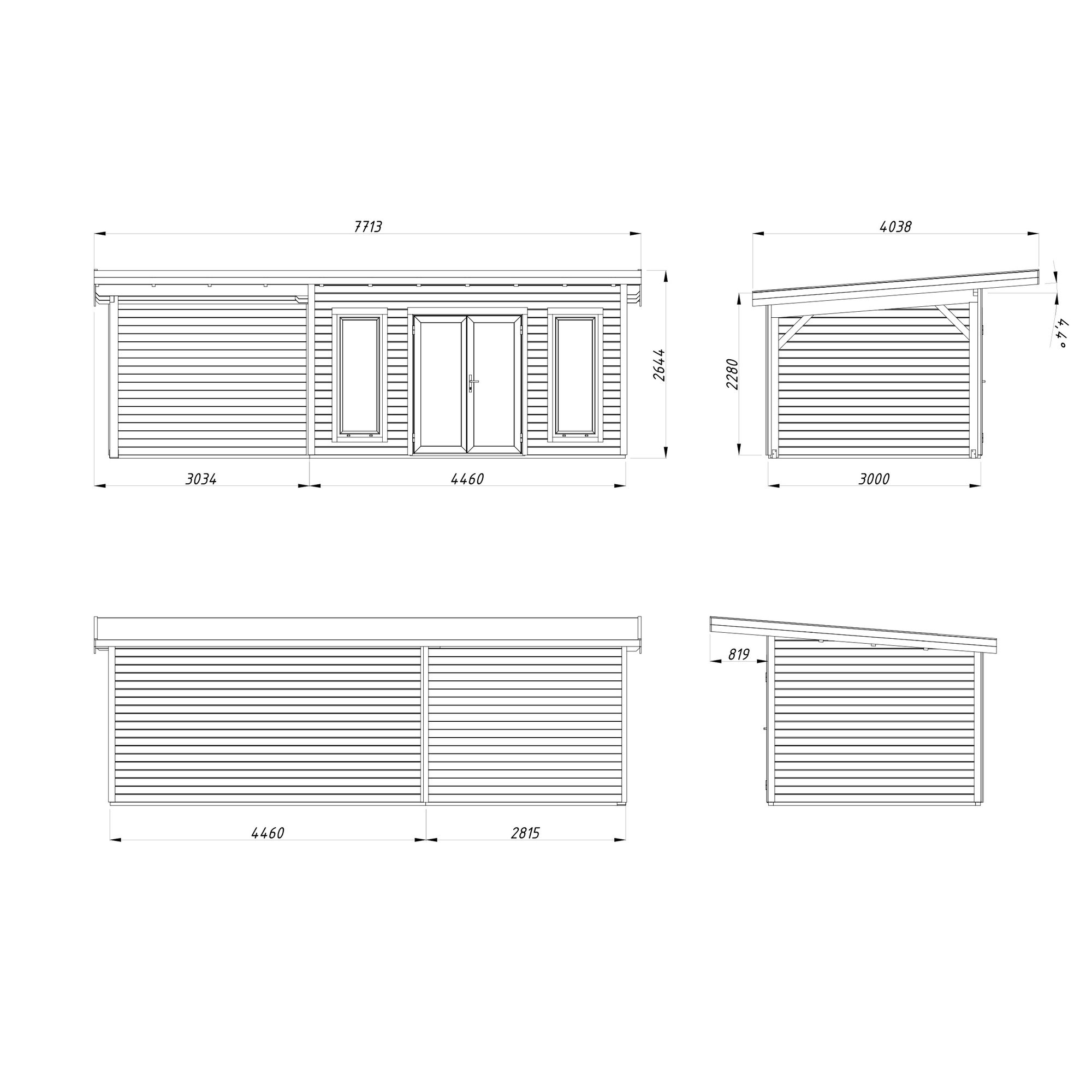 Hagestue Palmako Aurelia 21,7 m² (inv. 20,6 m²)