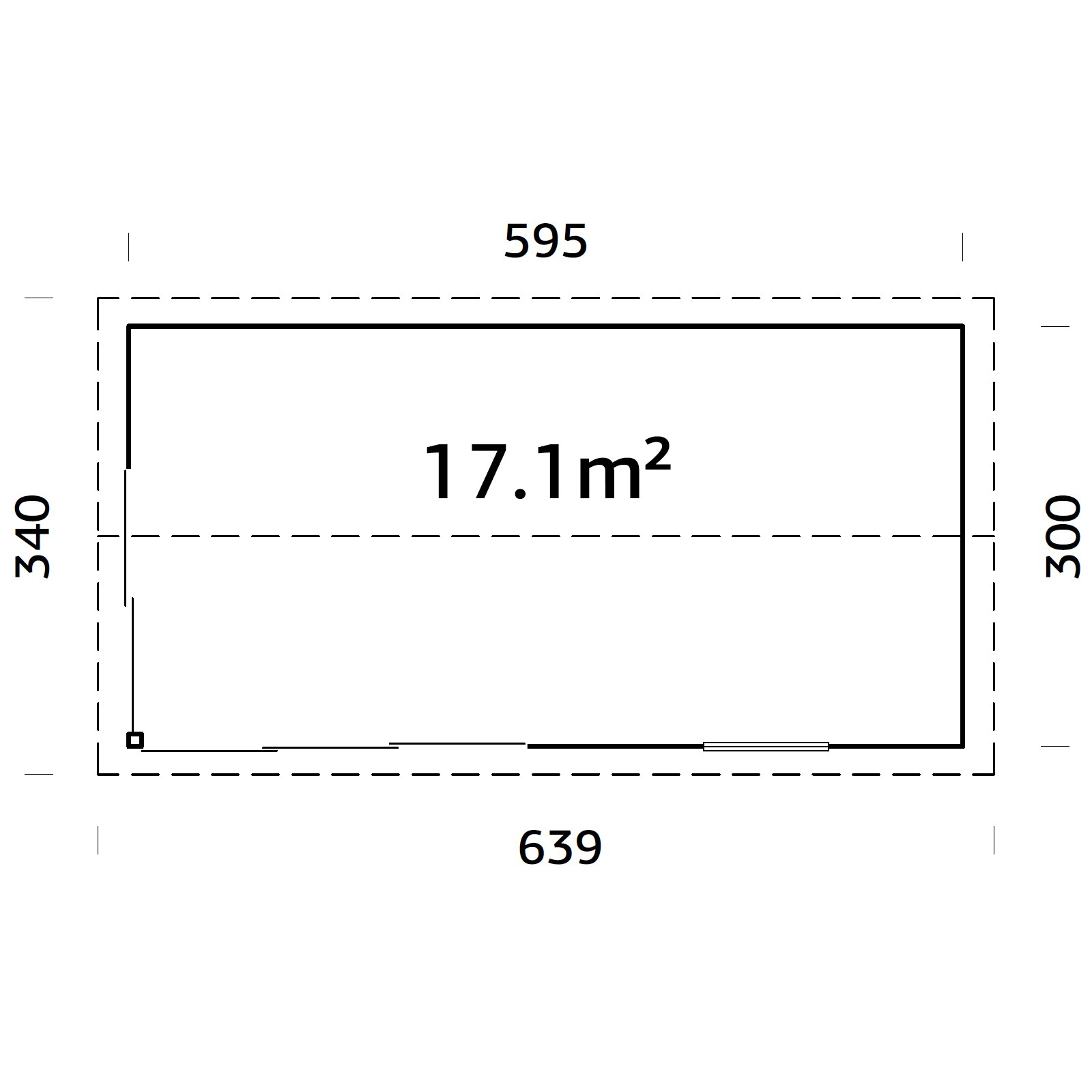Hytte Palmako Amanda 17,9 m2