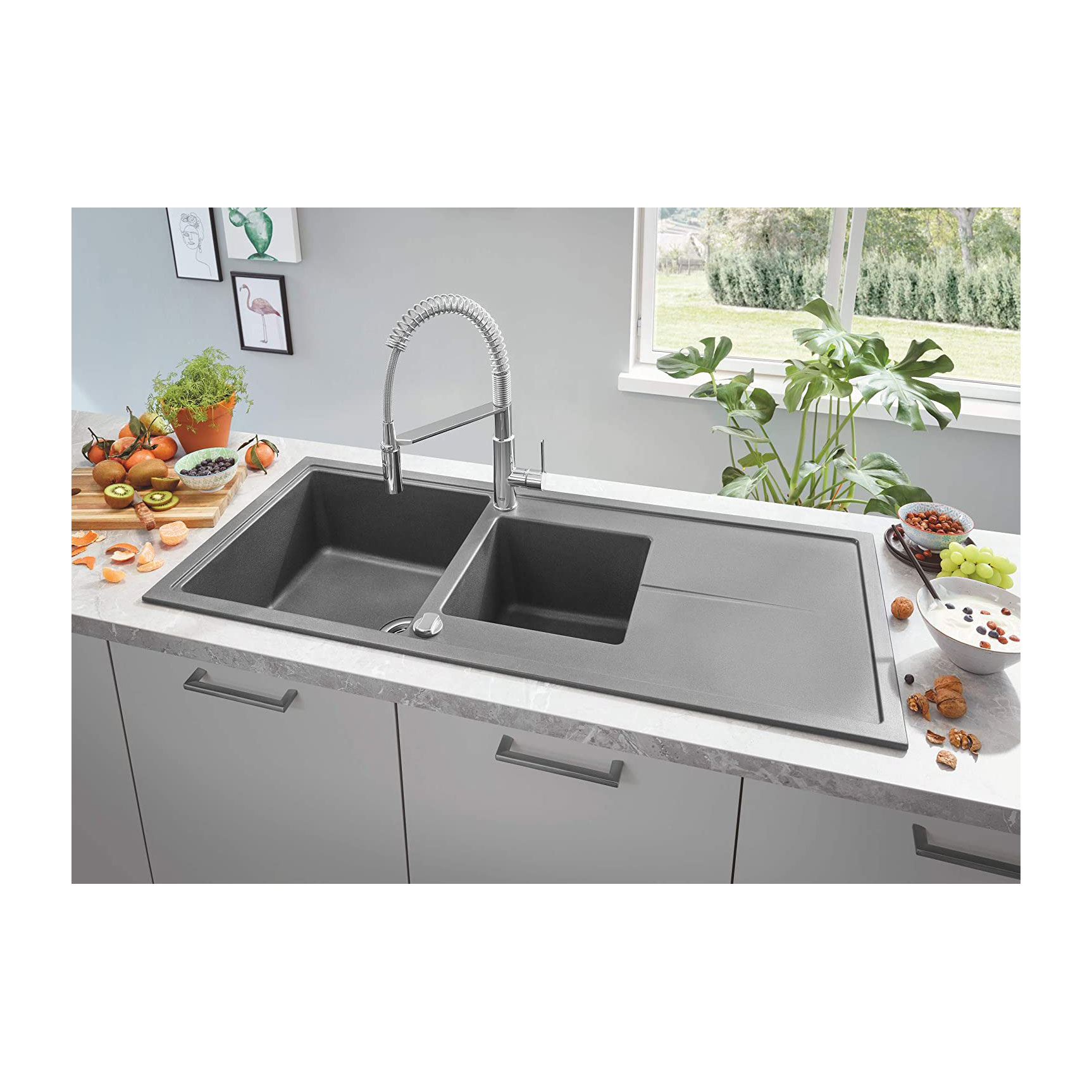 Köksblandare Grohe Get 30361 Engreppsblandare med Svängbar Pip & SpeedClean