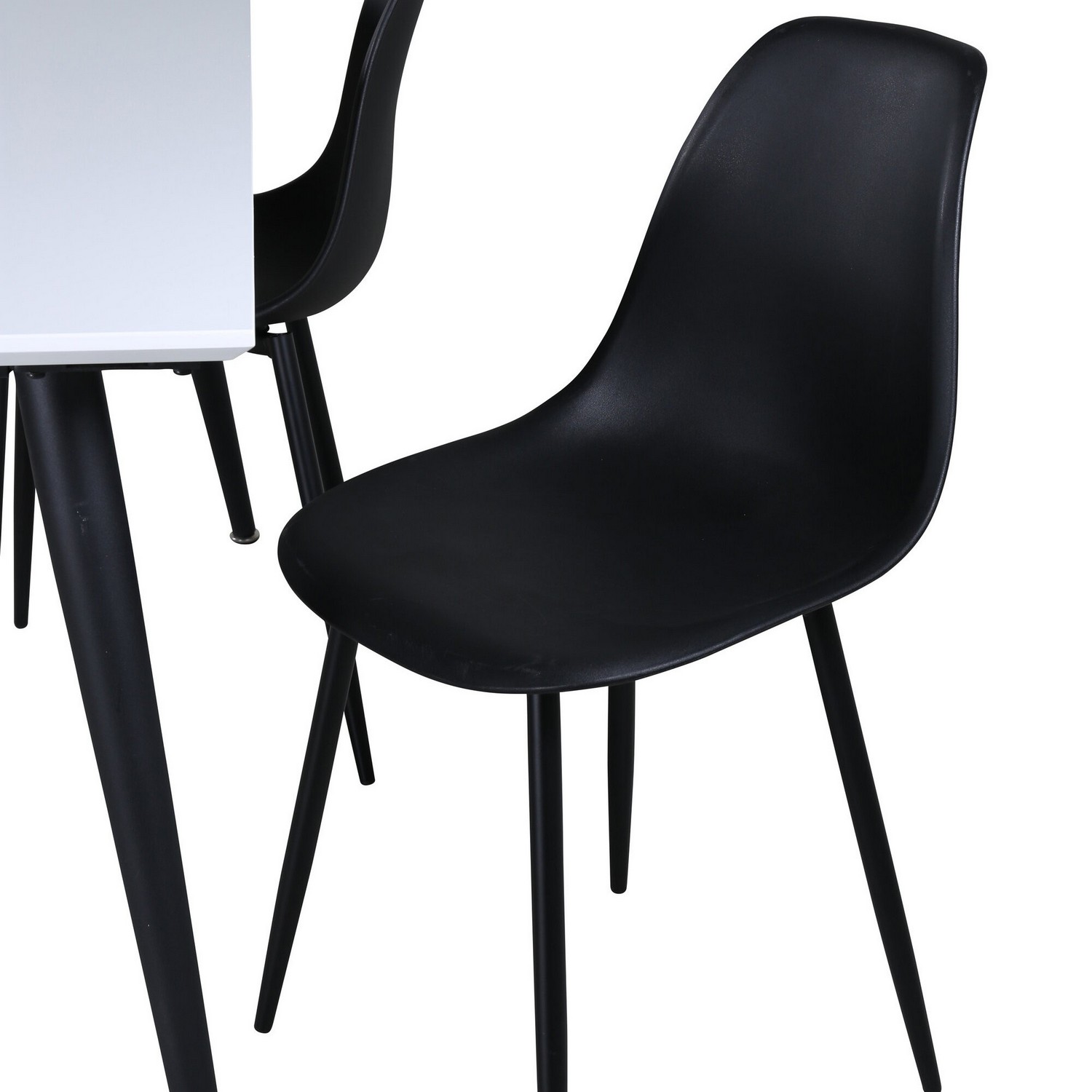 Spisegruppe Venture Home Jolie med 4 Pobbie Stoler Järn
