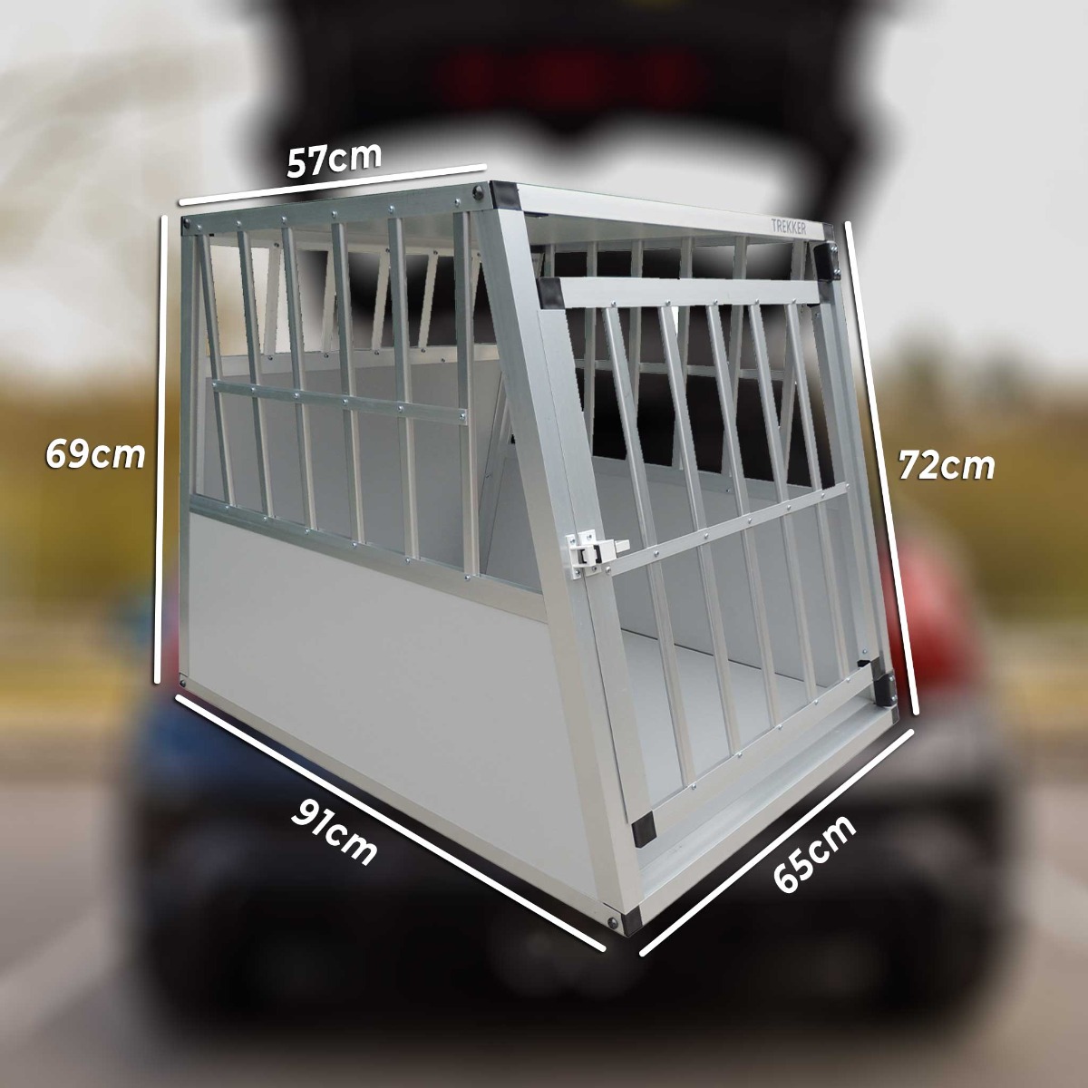 Hundebur Trekker M 65x90x69,5 cm