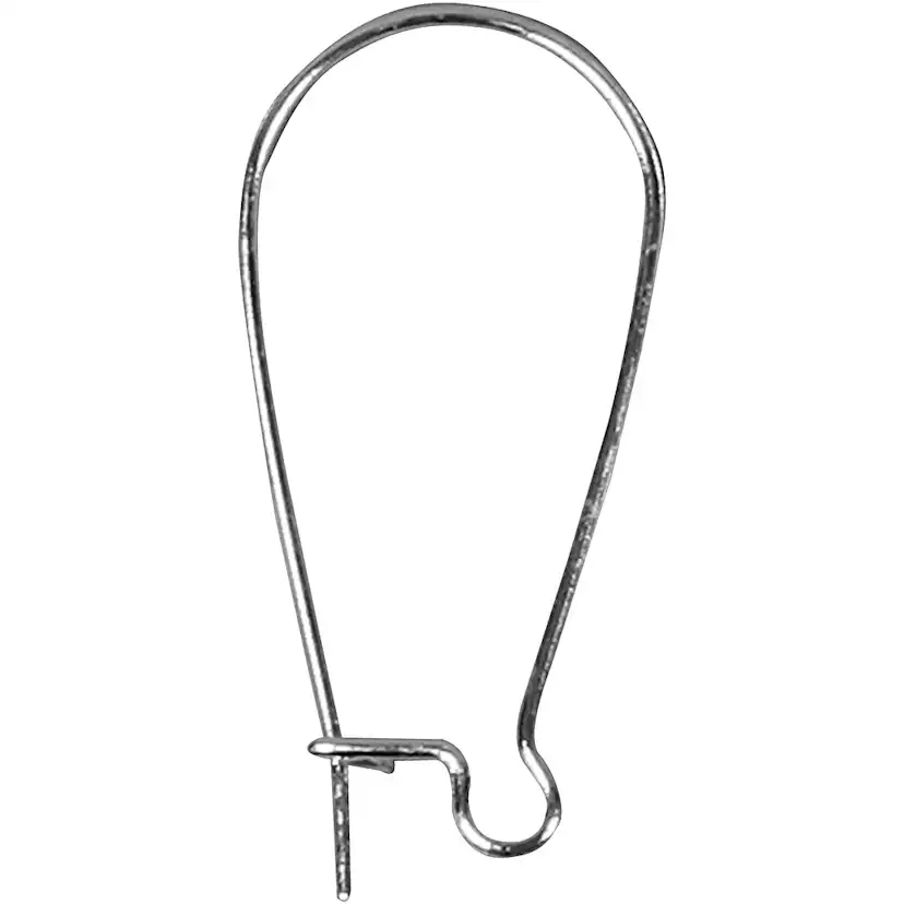 Ørebøyle Creativ Company Forsølvet 25 mm 1 Pk