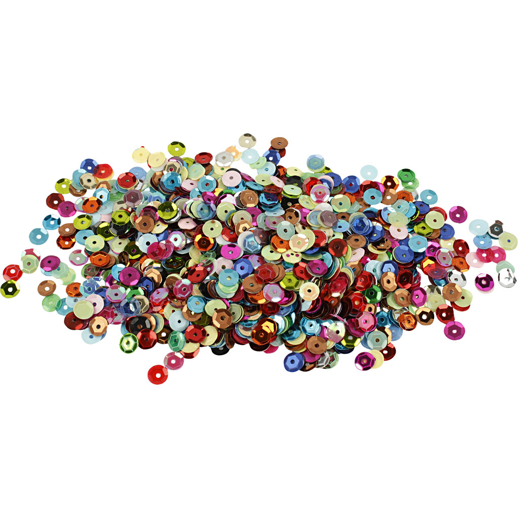 Paljetter Creativ Company Runde D6 mm 1 Pk