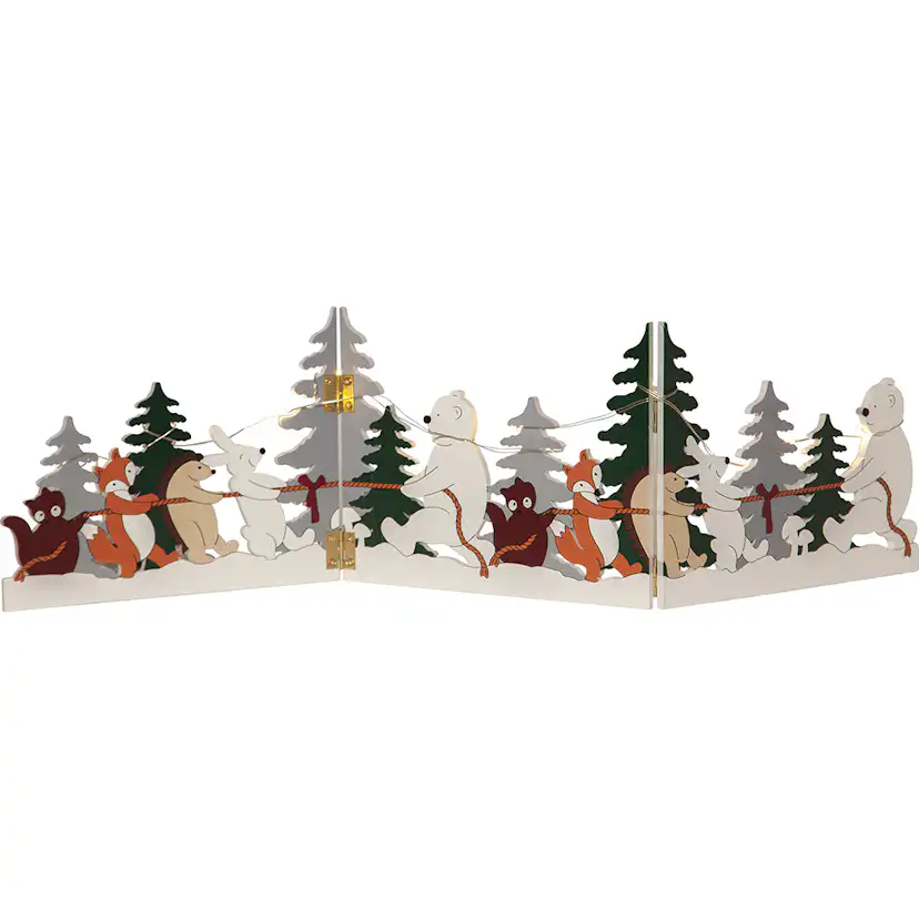 Borddekorasjon Star Trading Forest Friends 2
