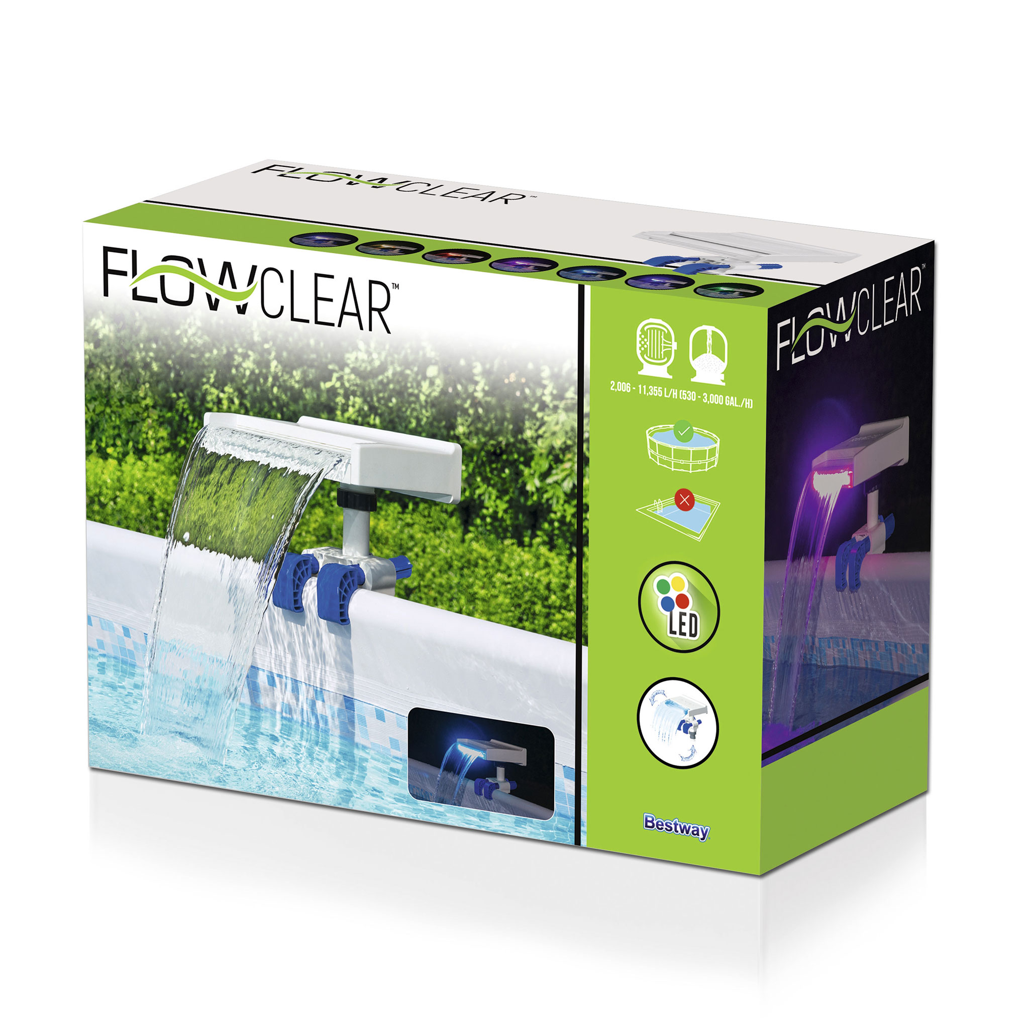 Vannfall Bestway LED