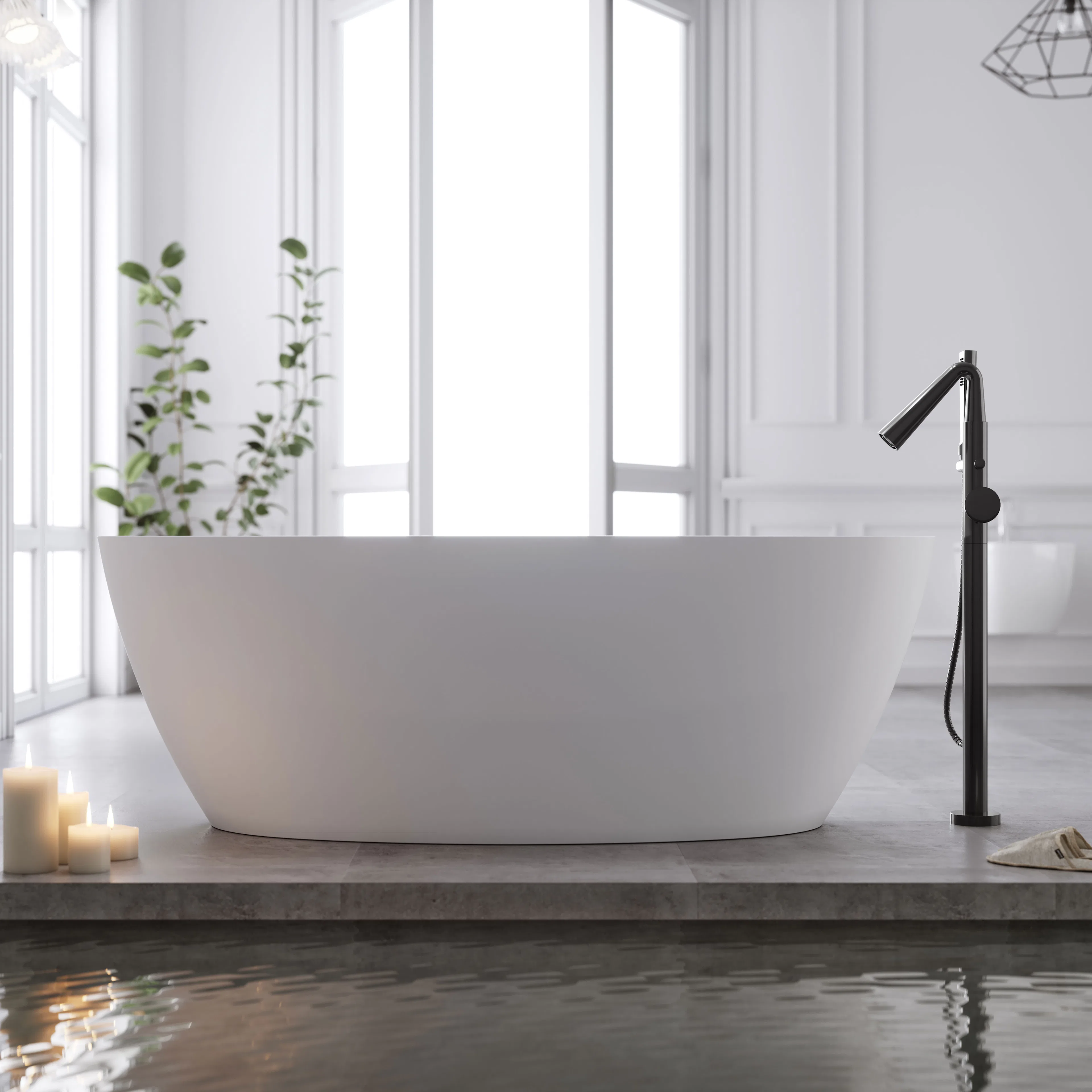 Badekar Bathlife Sund Matt