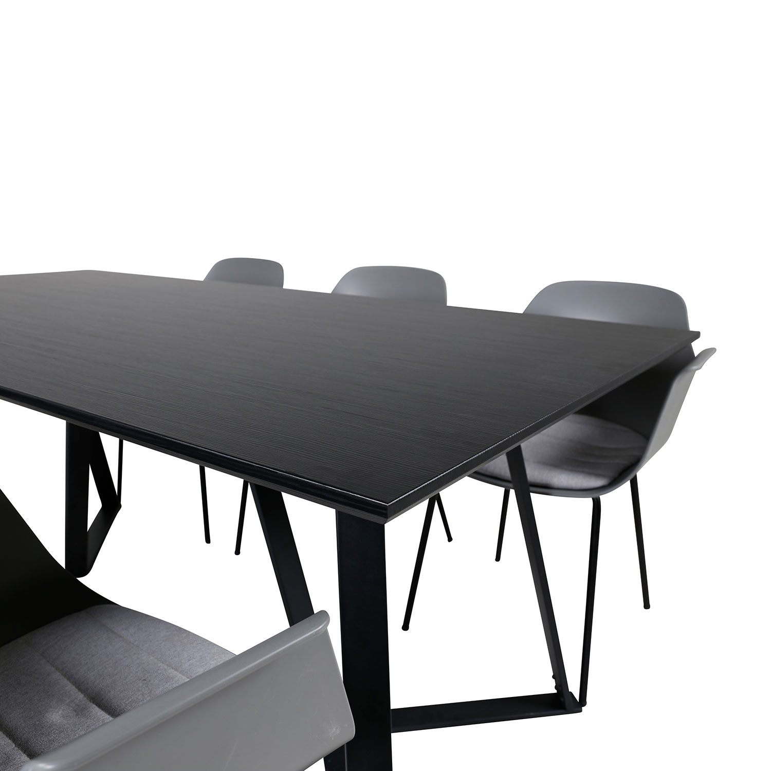Spisegruppe Venture Home Marina med 6 Comfort Plastic Stoler