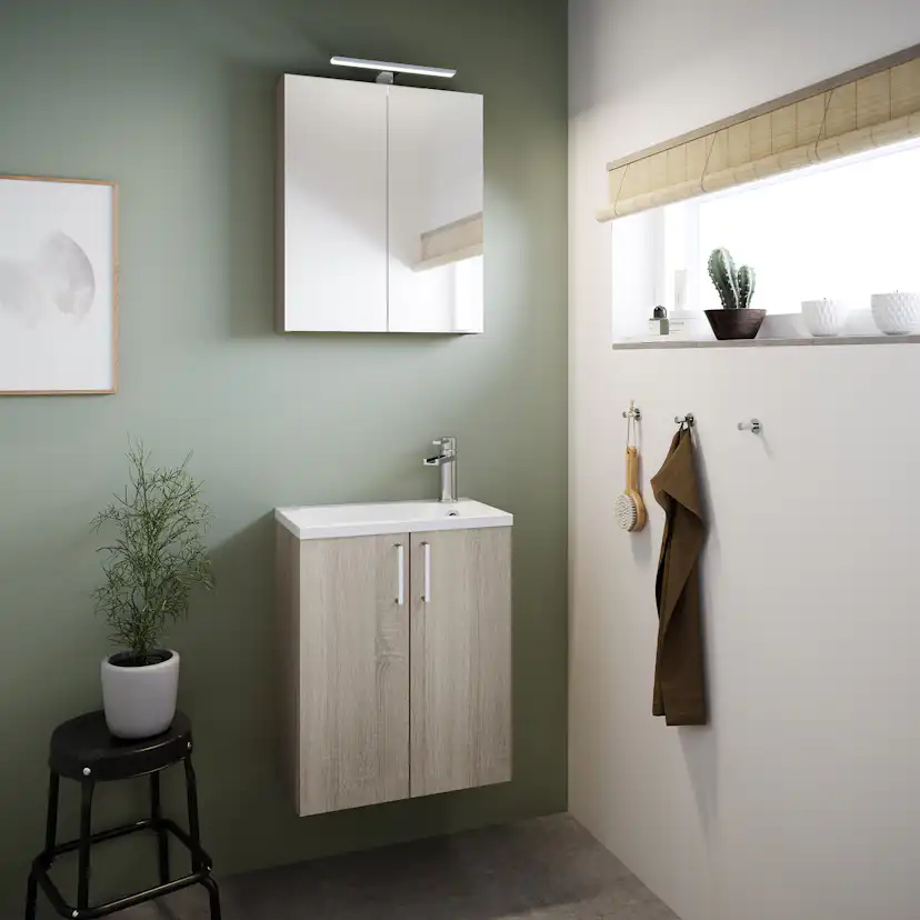 Servantskap FOSSBAD Vita B50 med Evermite Servant
