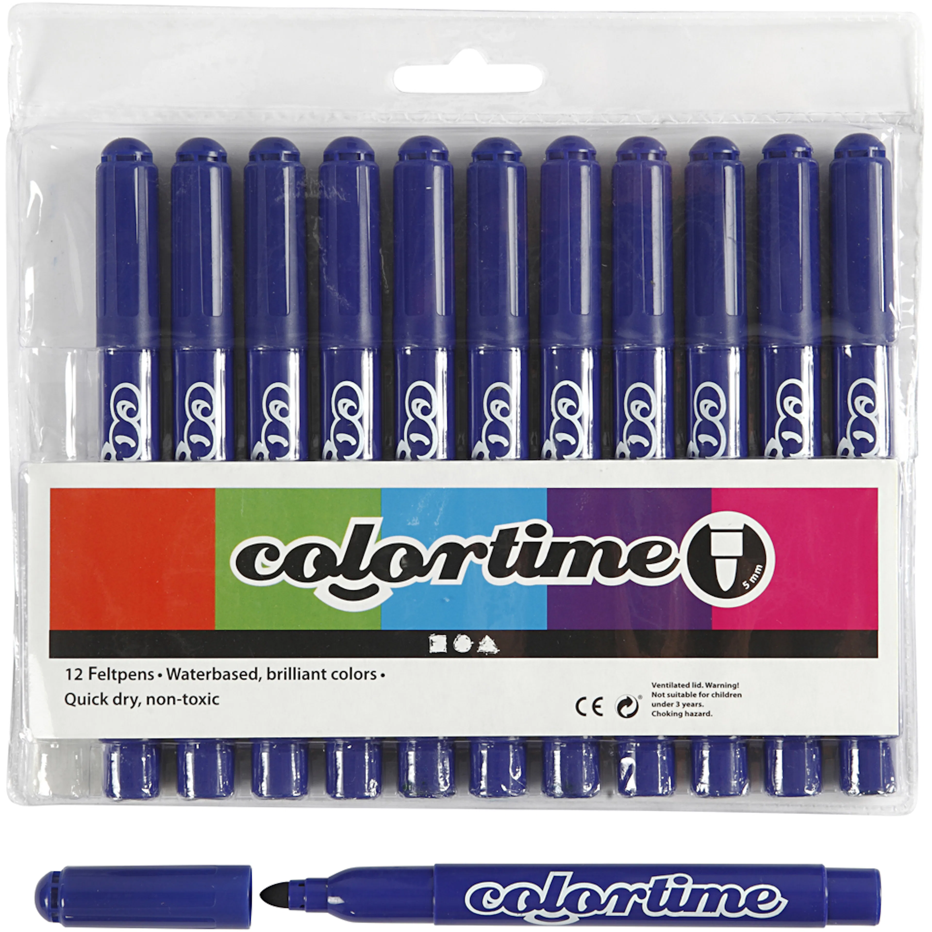 Tusjpenner Creativ Company Colortime Strek 5 mm 1 Pk
