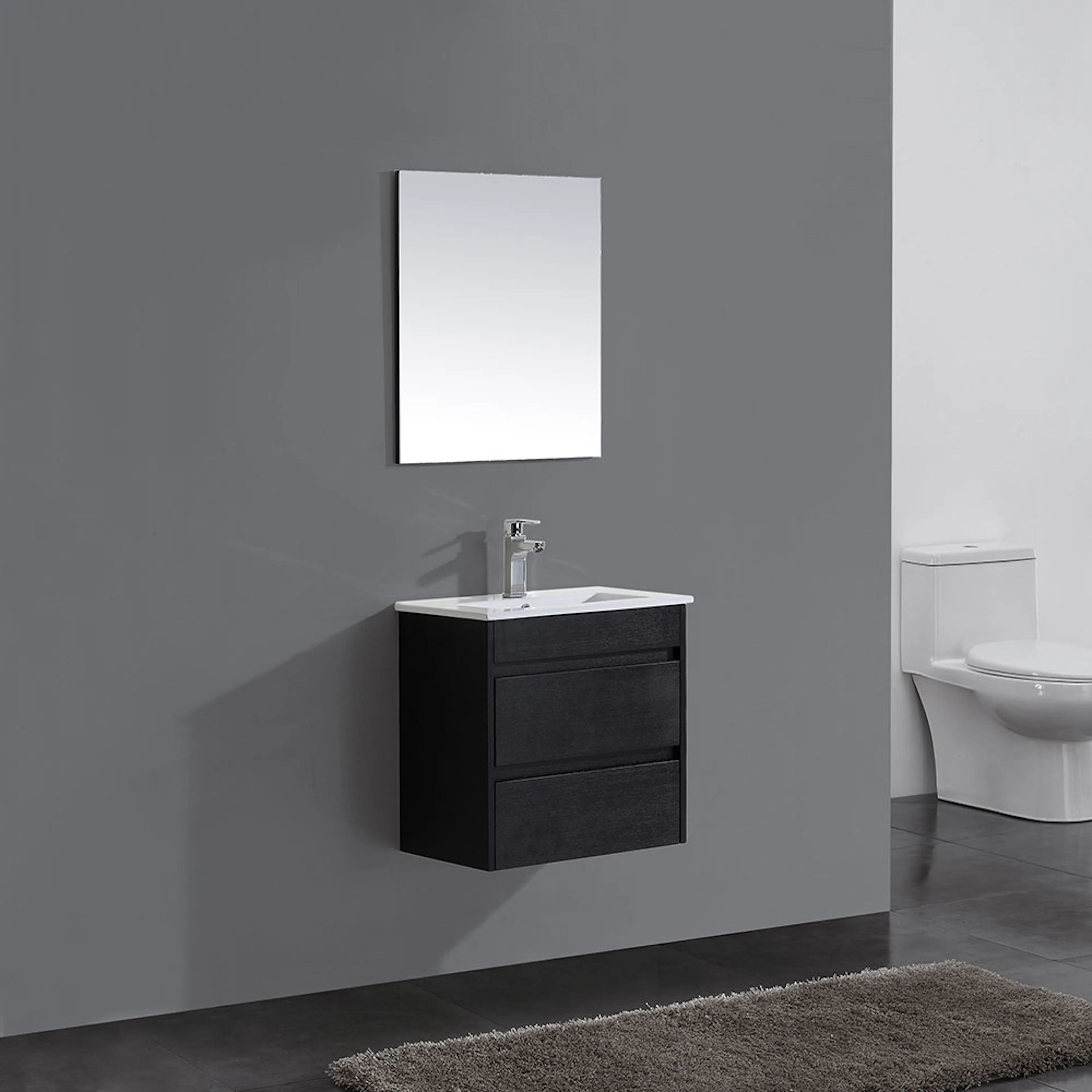 Baderomsskap Bathlife Vind 590 sort
