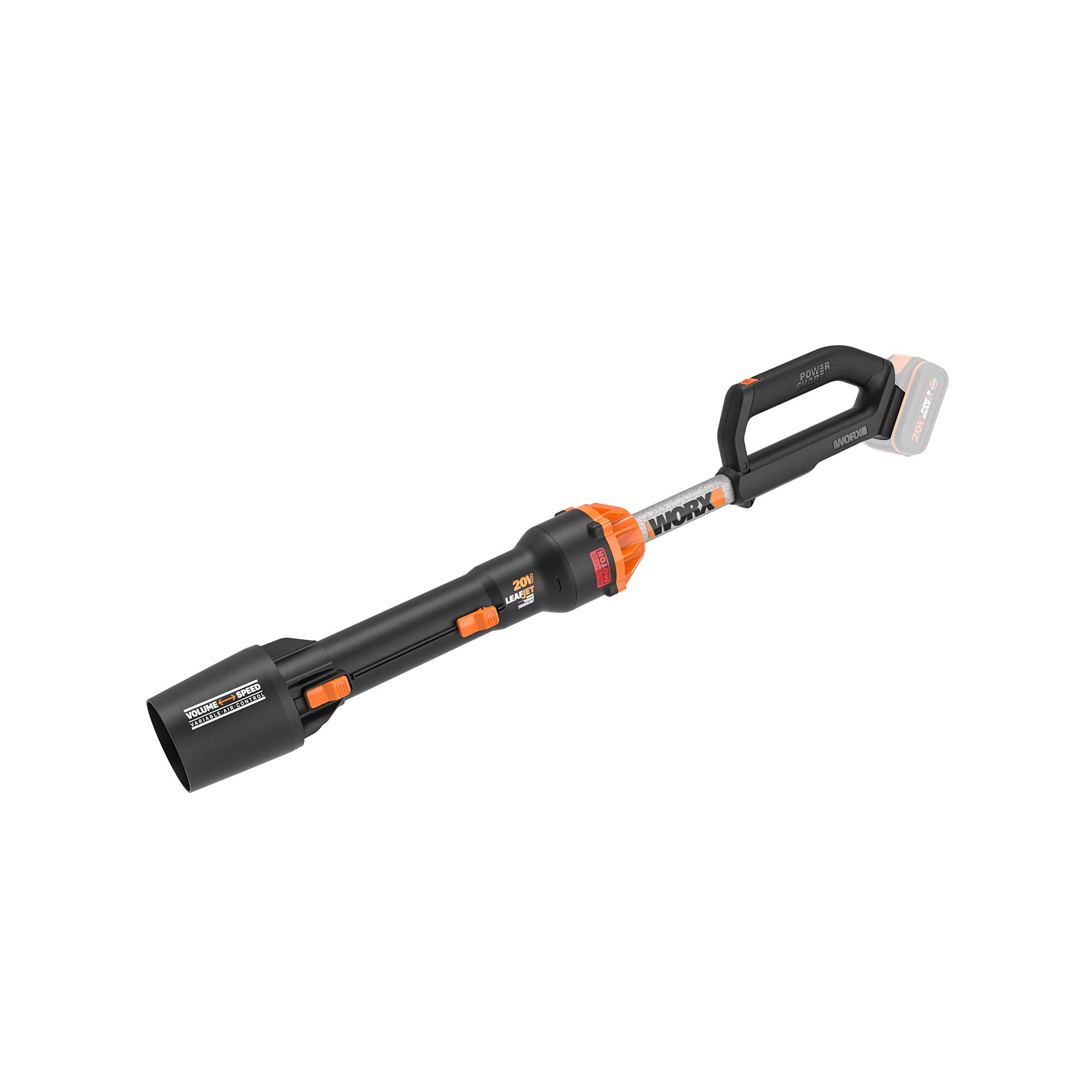 Løvblåser Worx WG543E uten Batteri