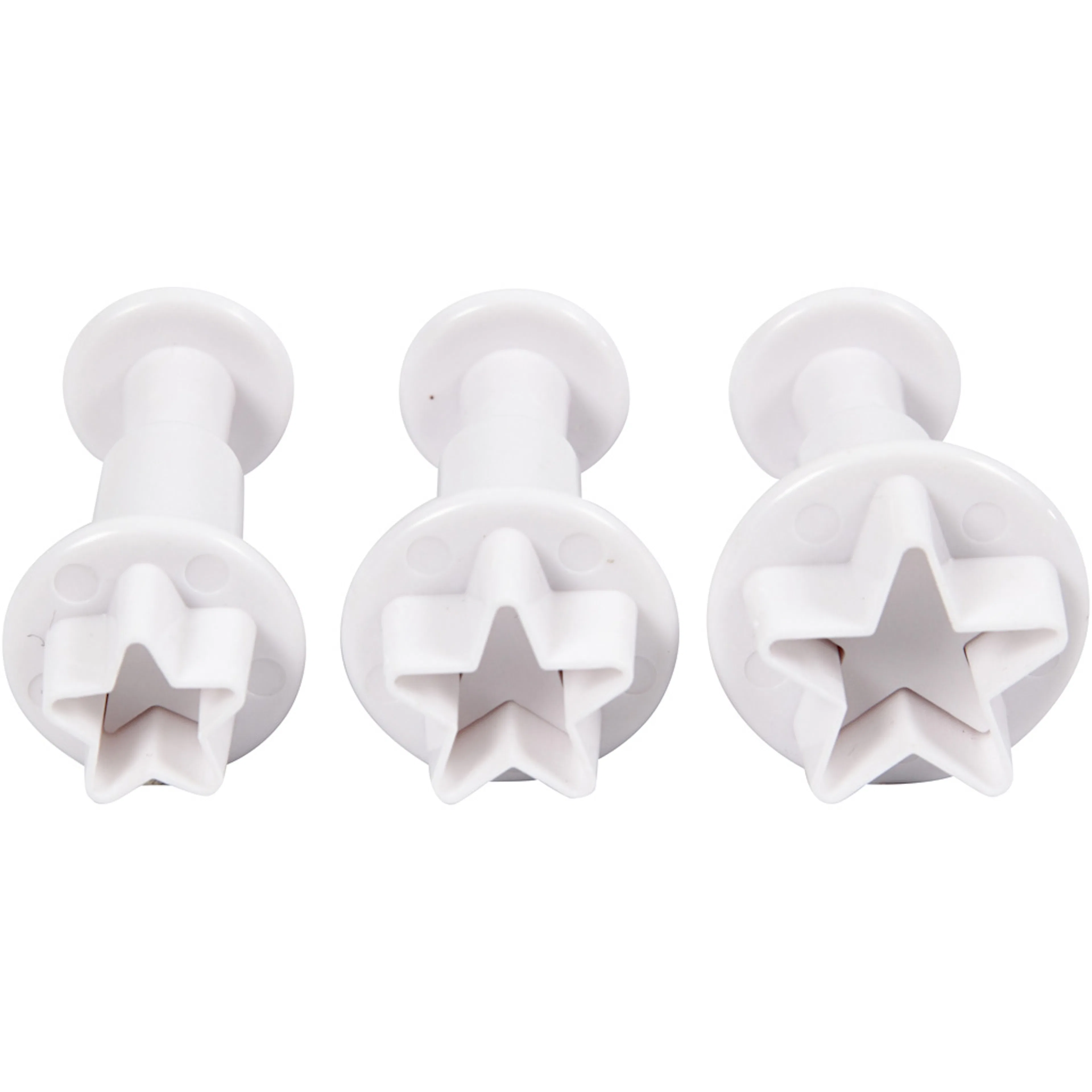 Utstikksformer Creativ Company Hvit Stjerne 3 stk/1 Pk