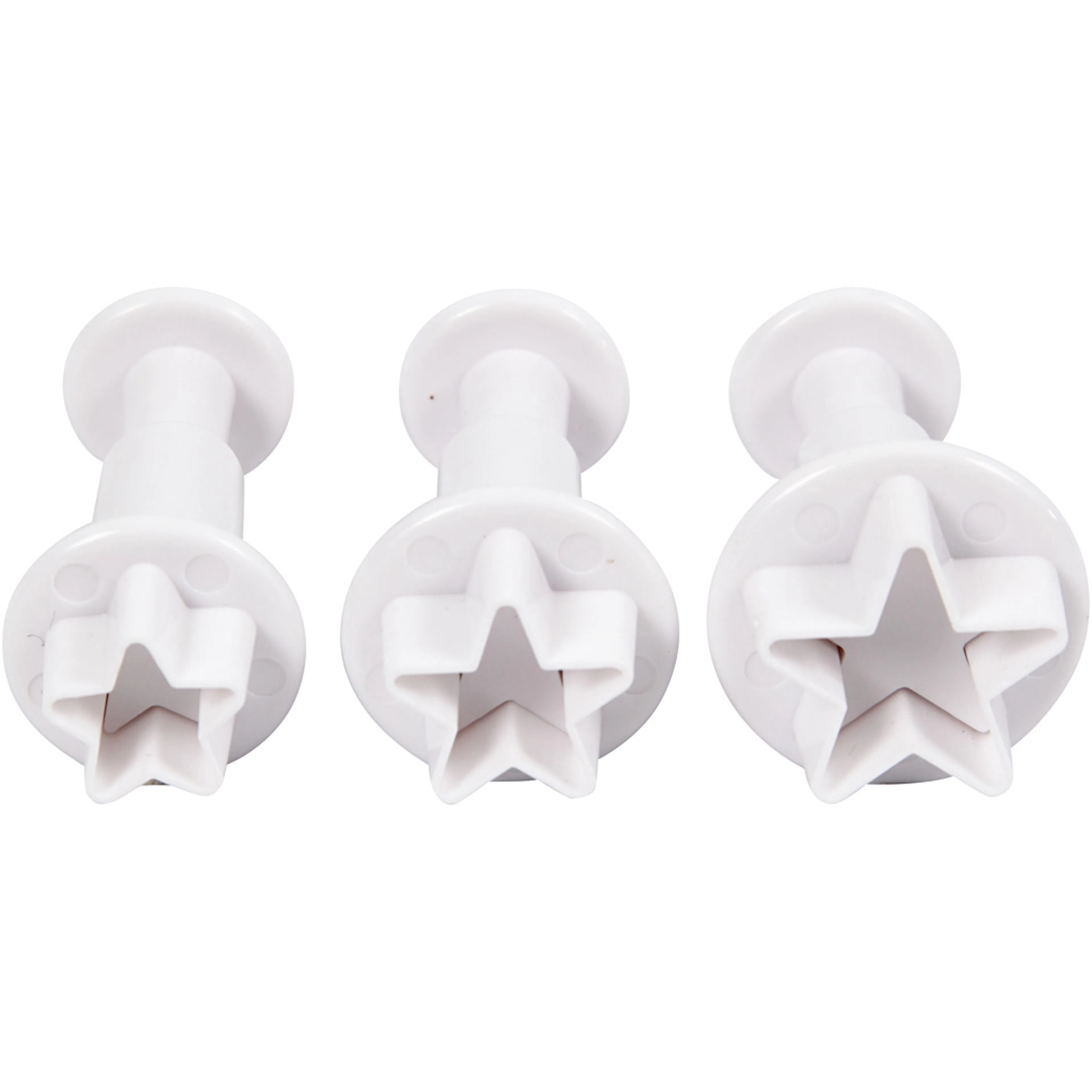 Utstikksformer Creativ Company Hvit Stjerne 3 stk/1 Pk