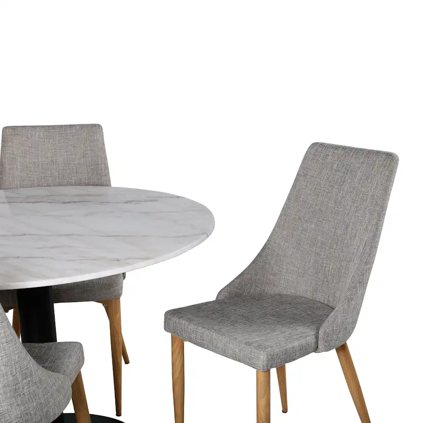 Spisegruppe Venture Home Estelle med 4 Leone Stoler