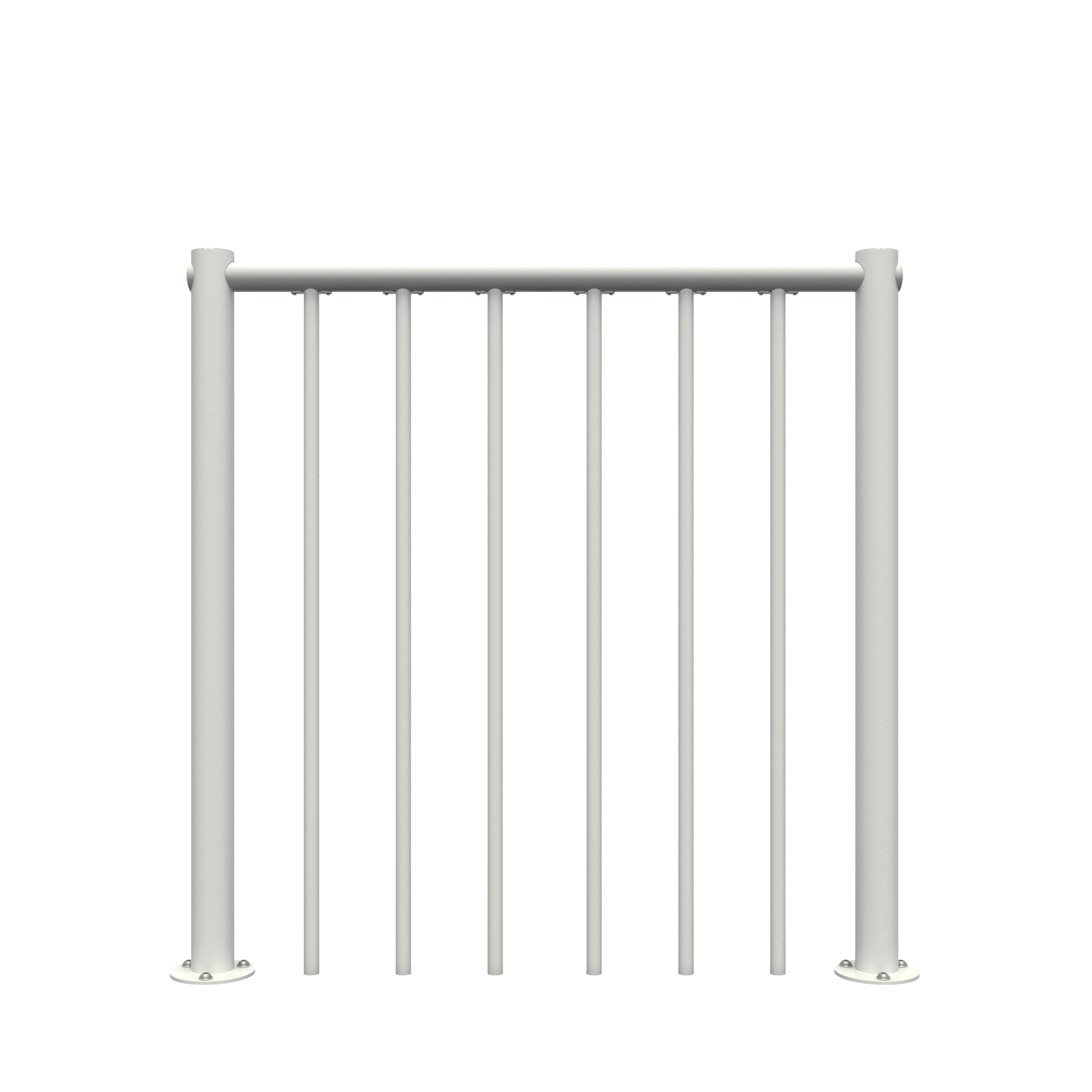 Rekkverk Byggera Euro Design Hvit Rett