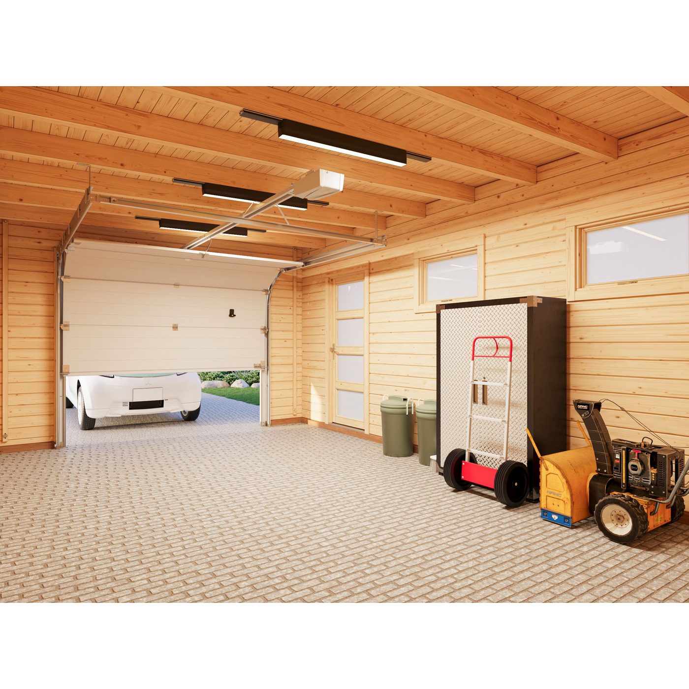 Garasje Palmako Rasmus 19 m2 med Leddport