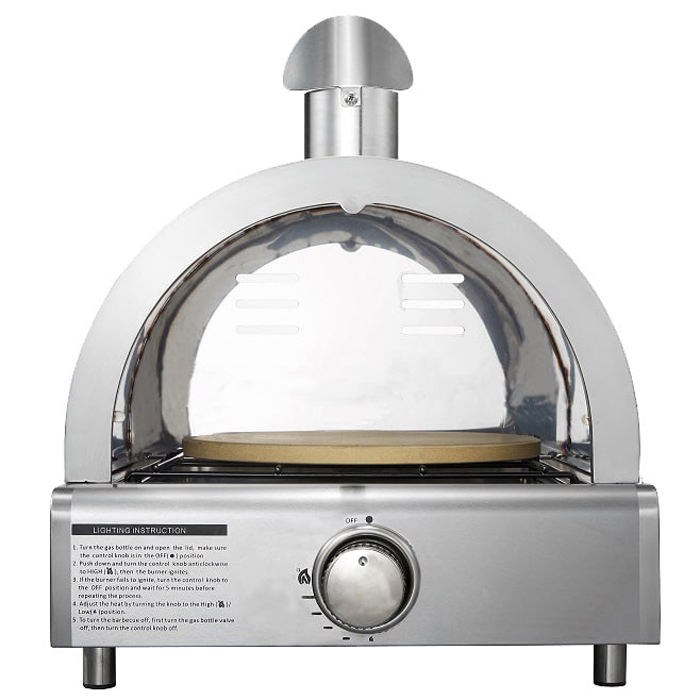 Frittstående Pizzaovn Myoutdoorkitchen Stainless Collection Philadelphia Gass