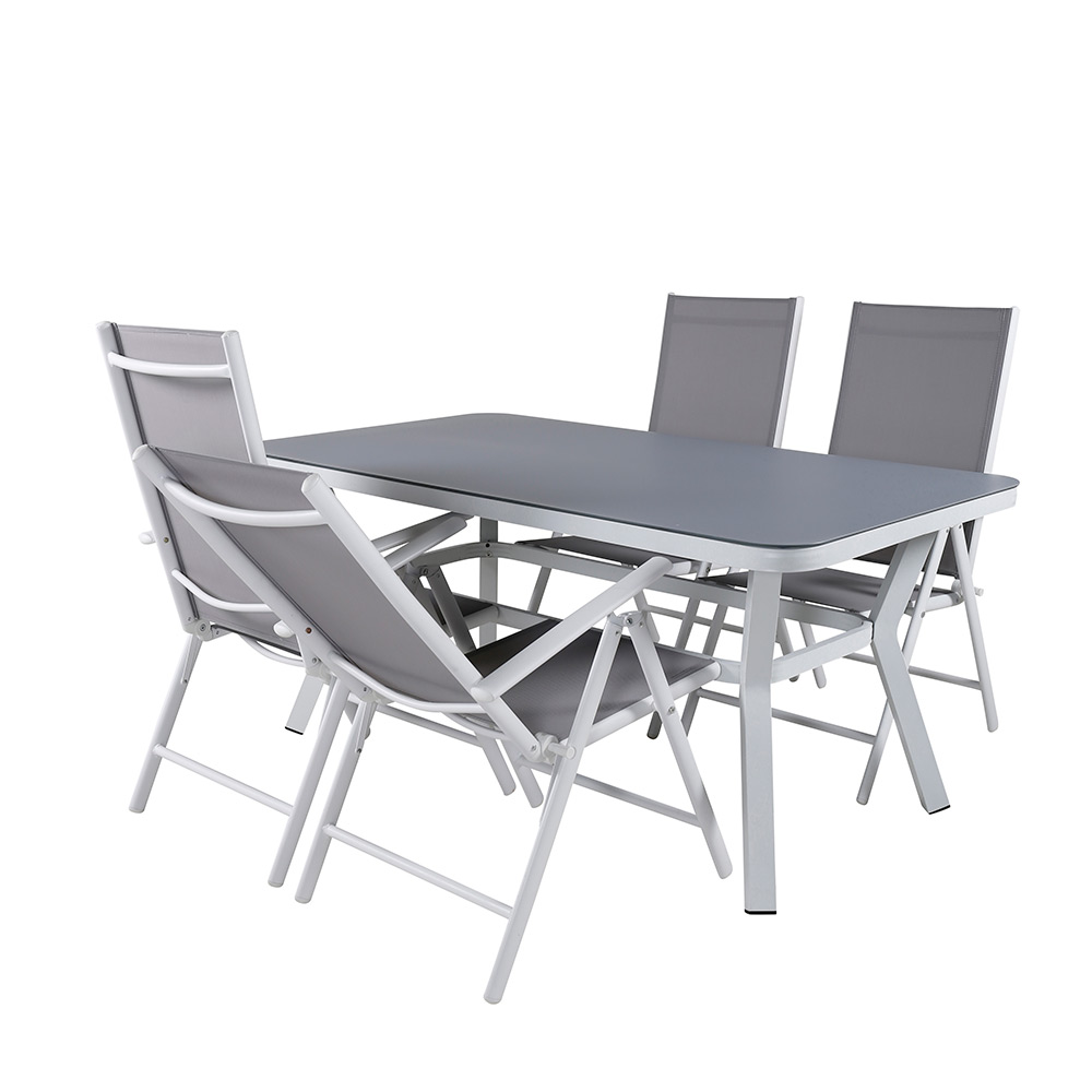 Spisegruppe Venture Home Vyn med 4 Bend Spisestoler