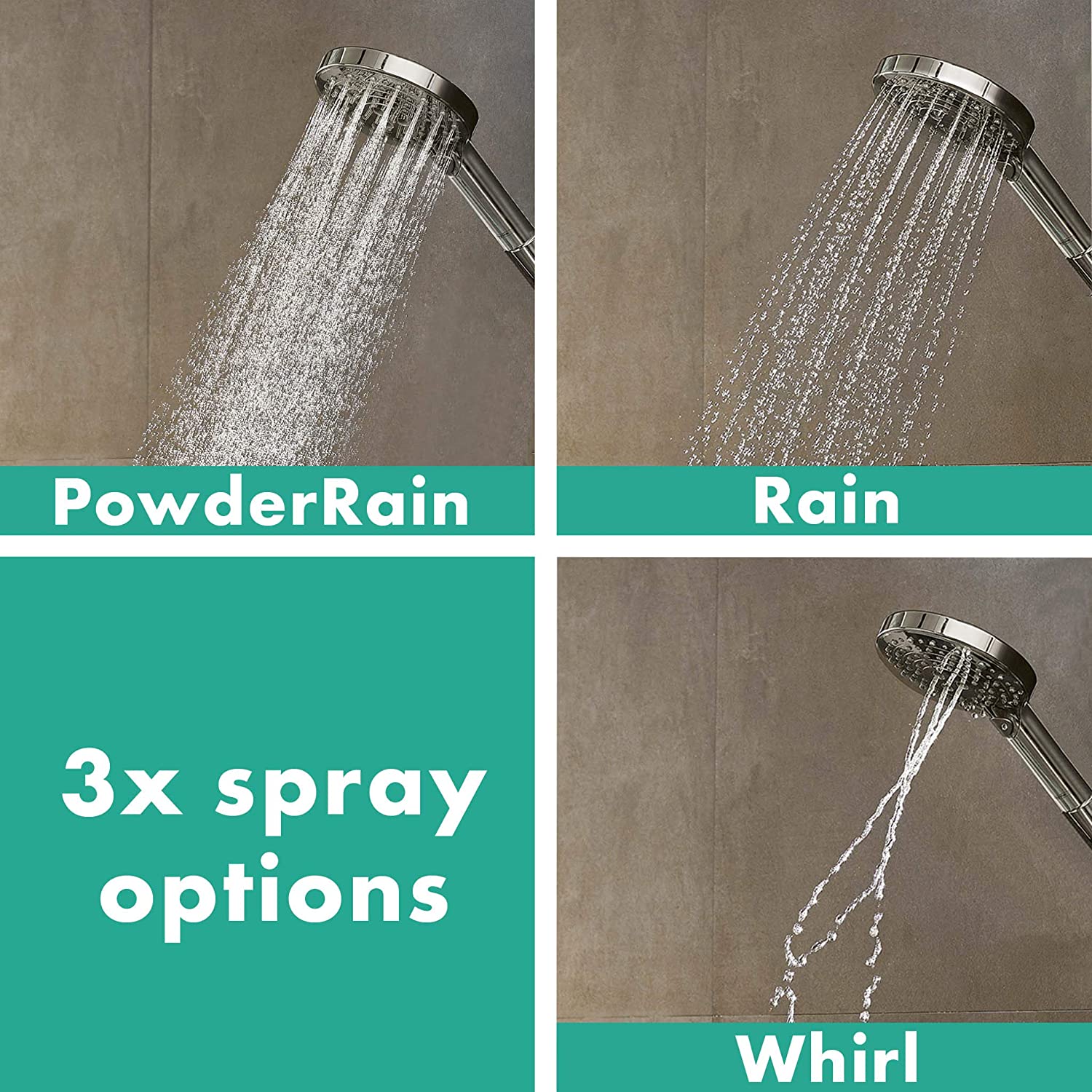 Takdusjsett Hansgrohe Raindance E 300 ShowerSelect Square 1jet