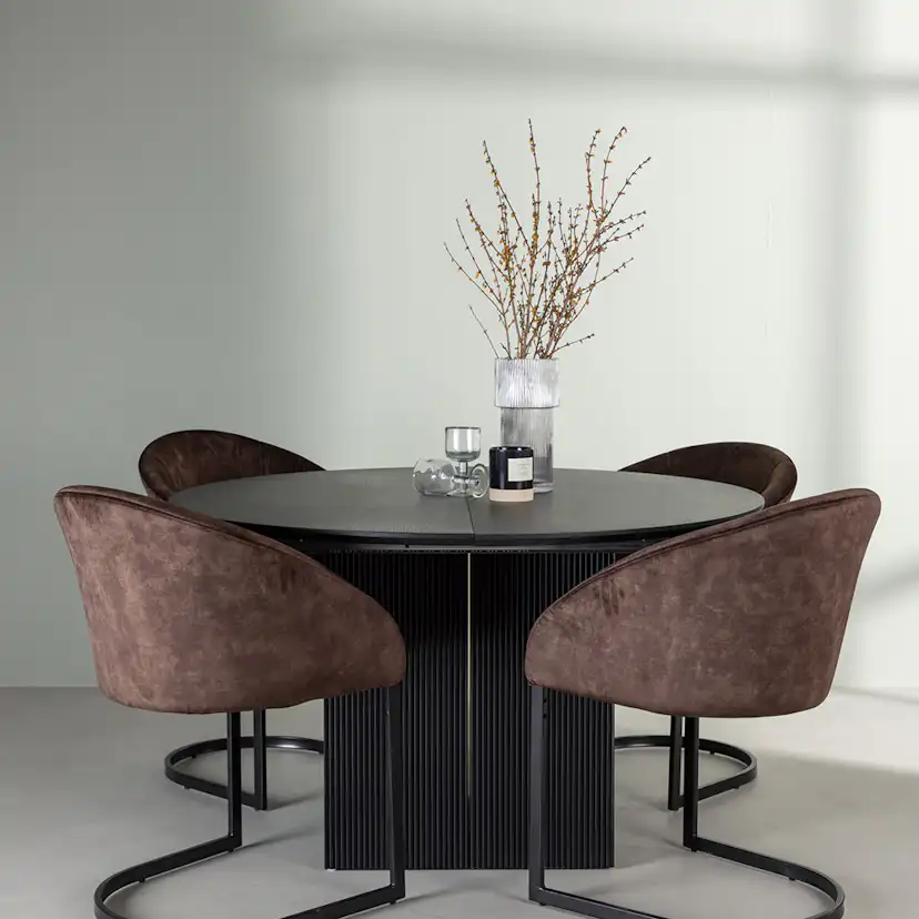 Spisegruppe Venture Home Matilda med 4 Evening Stoler