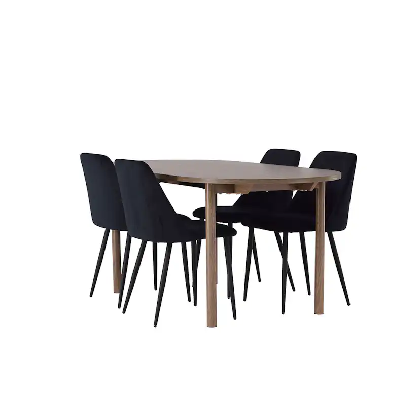 Spisegruppe Venture Home Andy med 4 Night Stoler