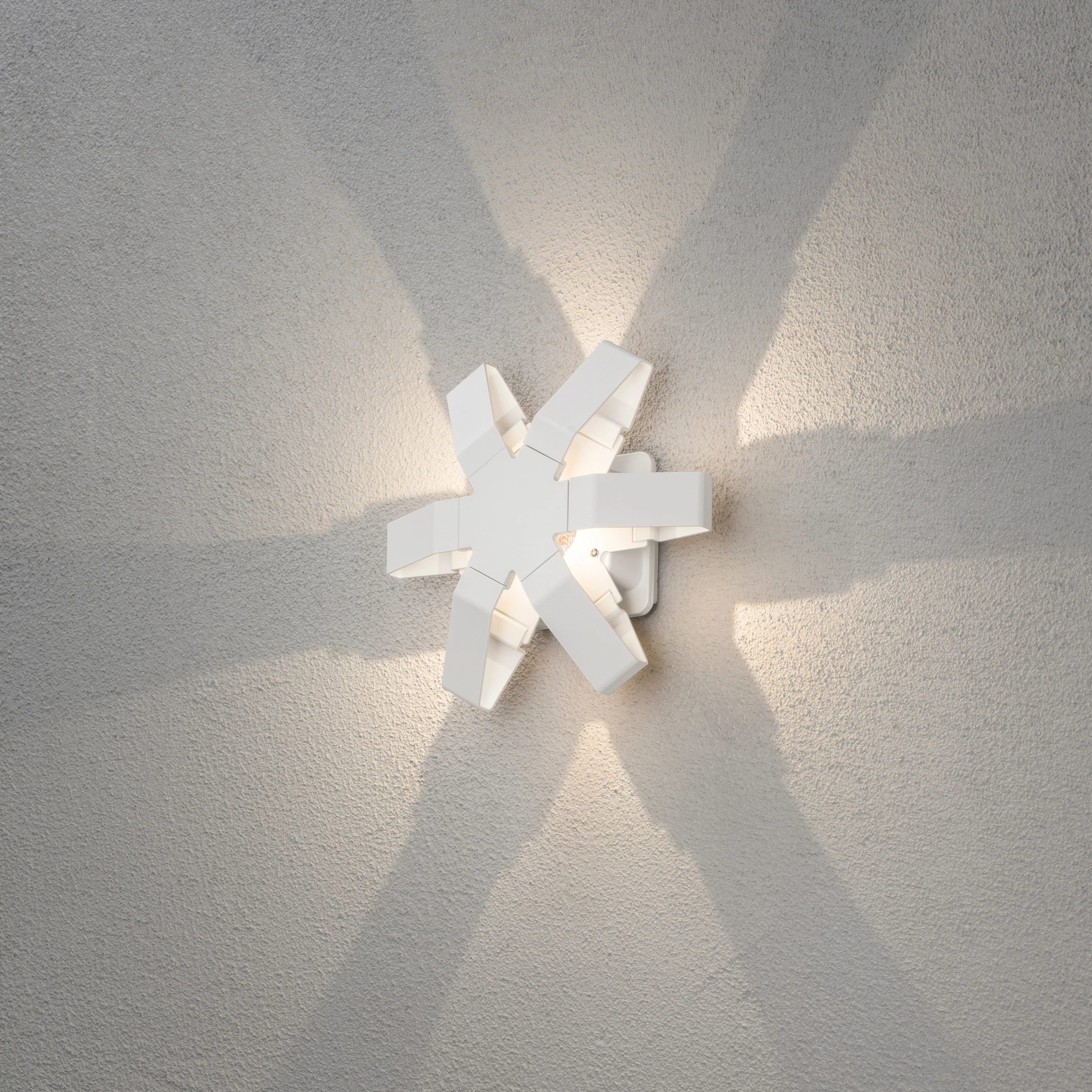 Vegglampe Gnosjö Konstsmide Pescara Stjerne LED 3W