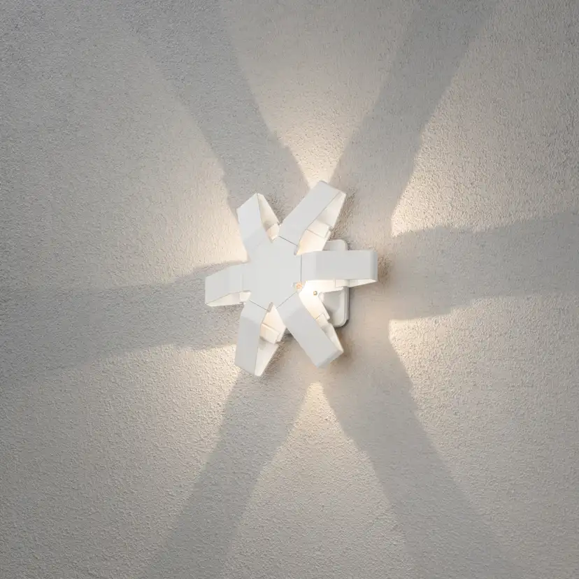Vegglampe Gnosjö Konstsmide Pescara Stjerne LED 3W