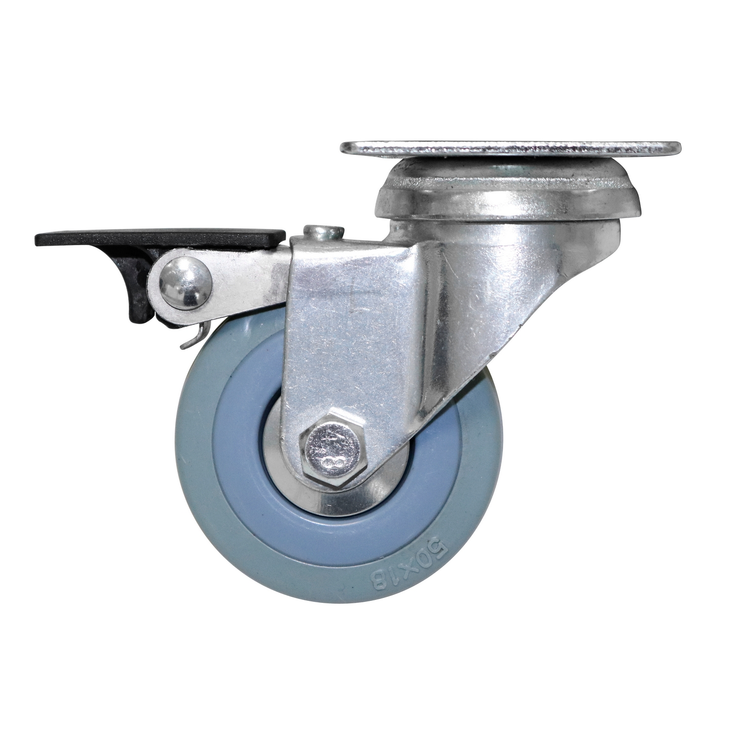 Møbelhjul Home it med Brems og Plate 50 mm