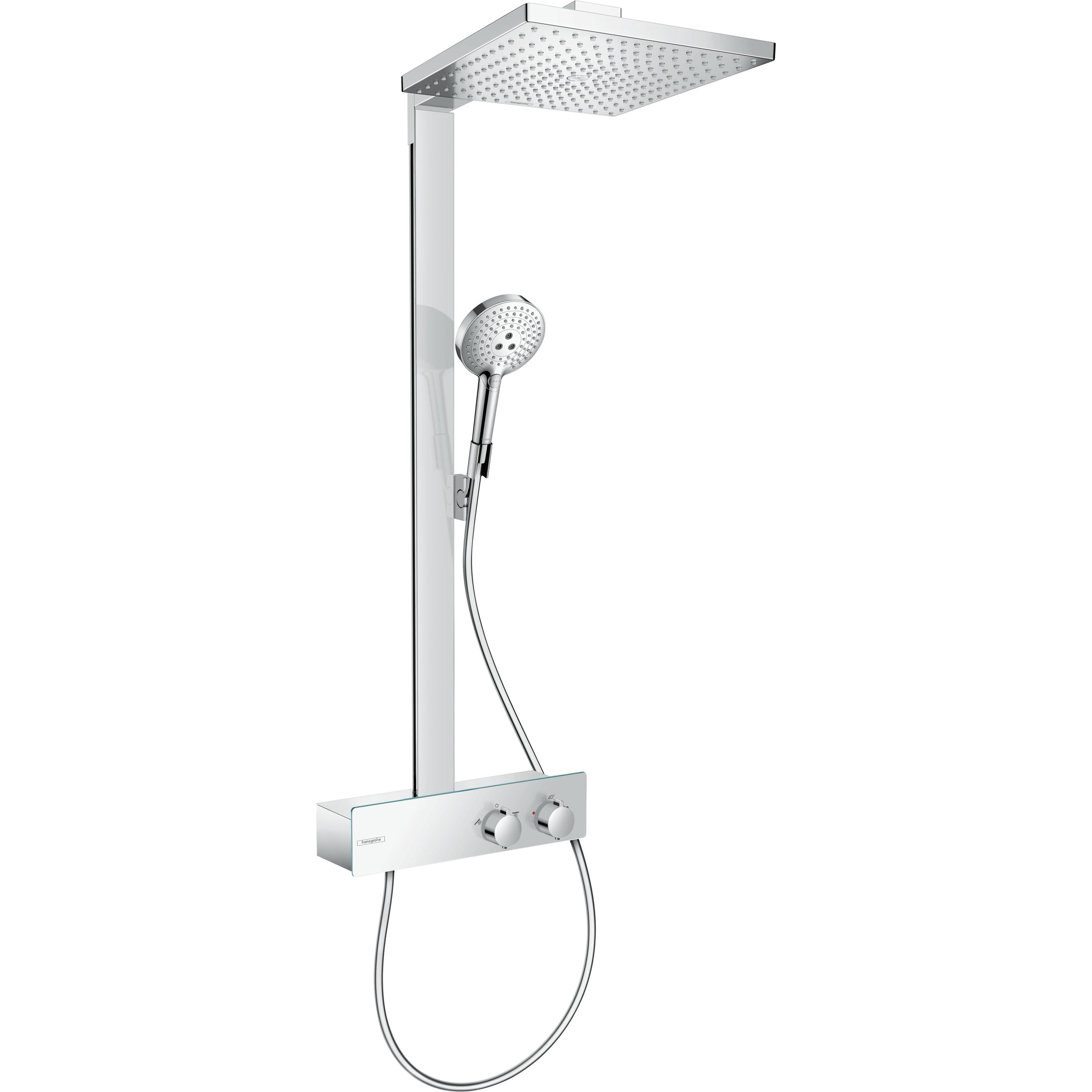 Dusjsett for tak Hansgrohe Raindance E Showerpipe 300 1jet ShowerTablet 350