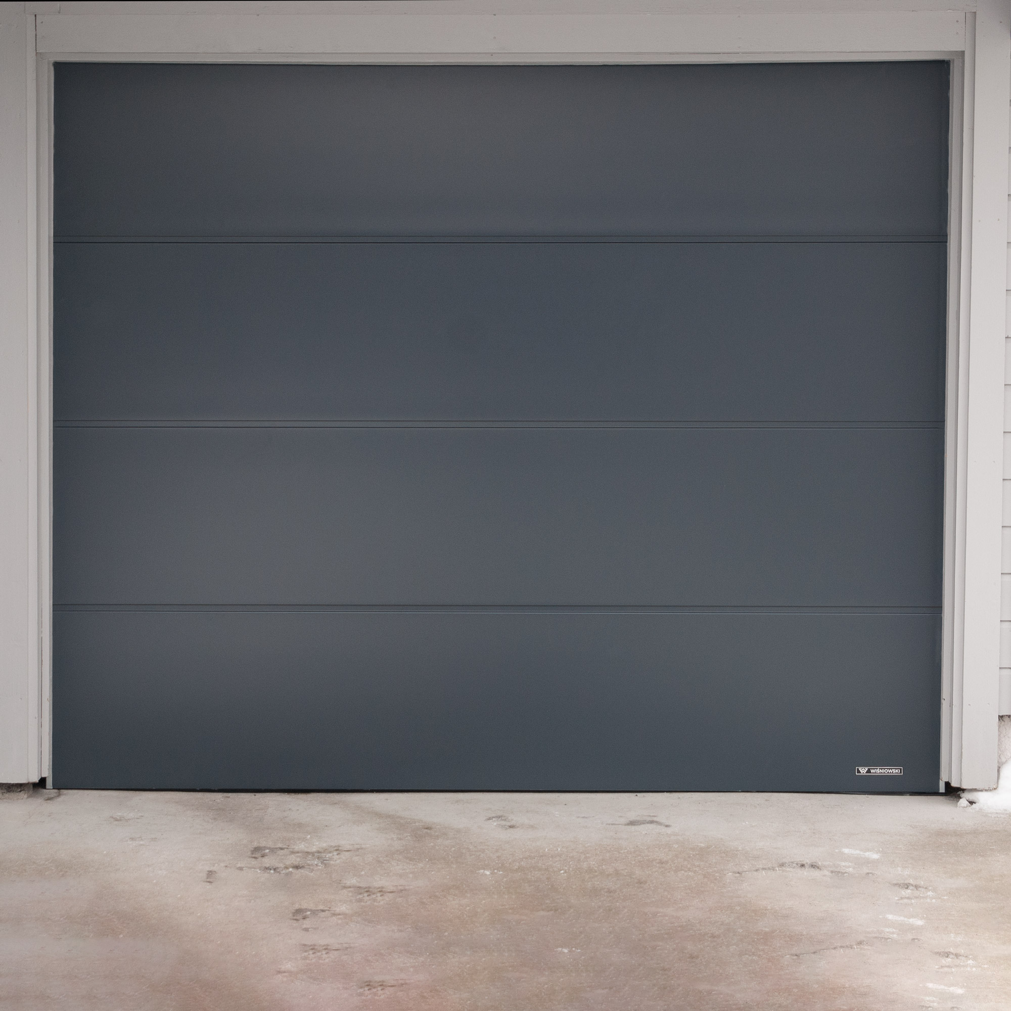 Garasjeport Grimstadporten SNP Slettpanel Antrasitt