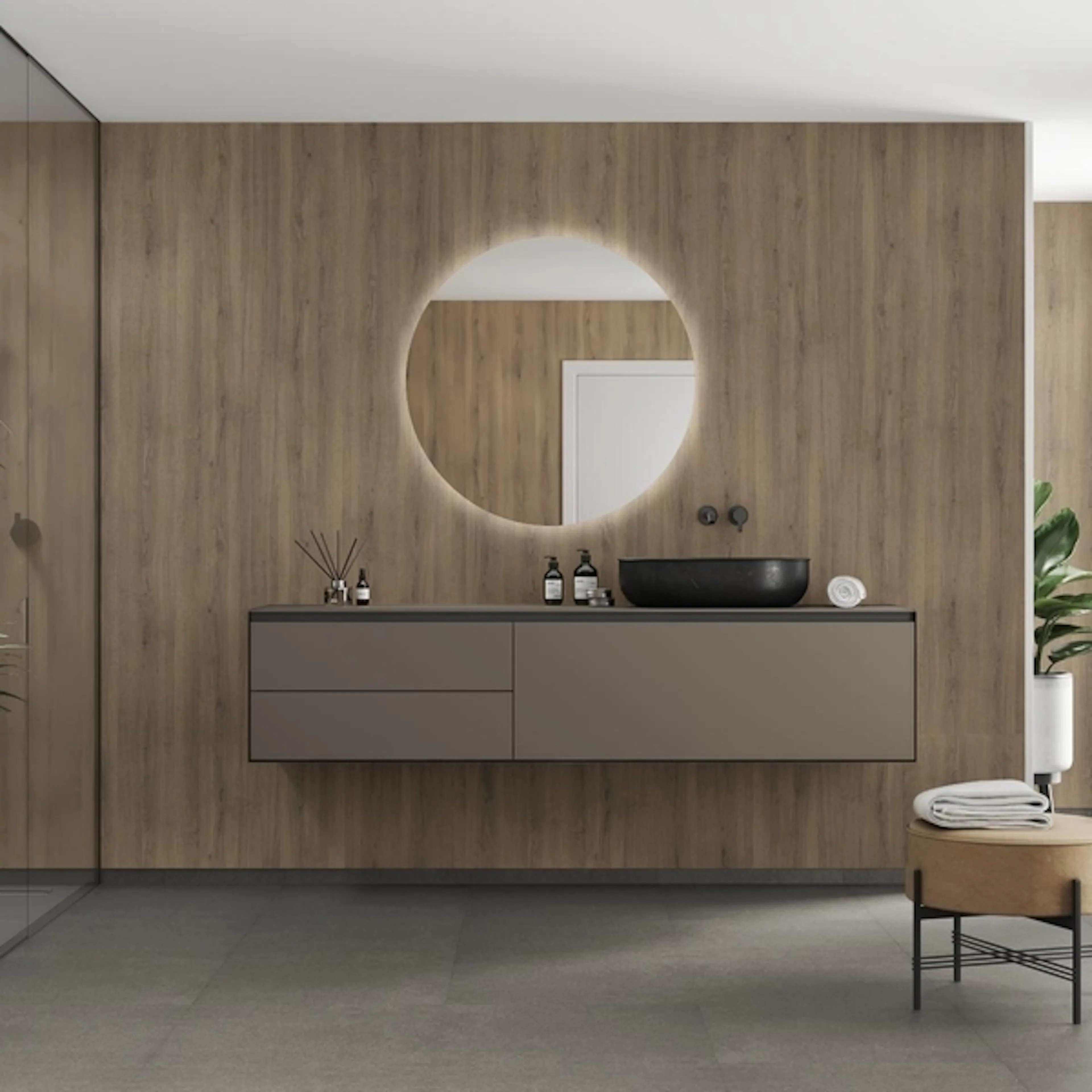 Baderomspanel Fibo 2164-M00 Pure Oak