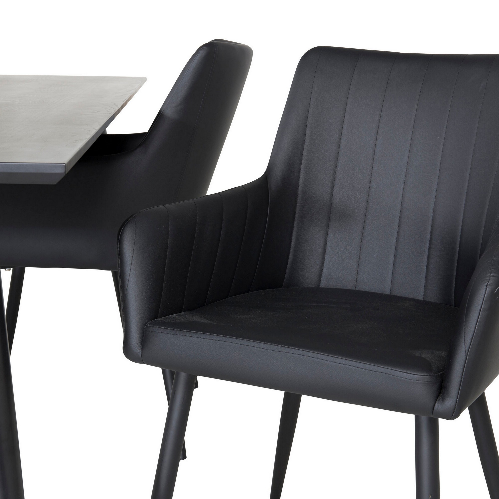 Spisegruppe Venture Home Dipp Rektangulær med 4stk Comfort Stoler